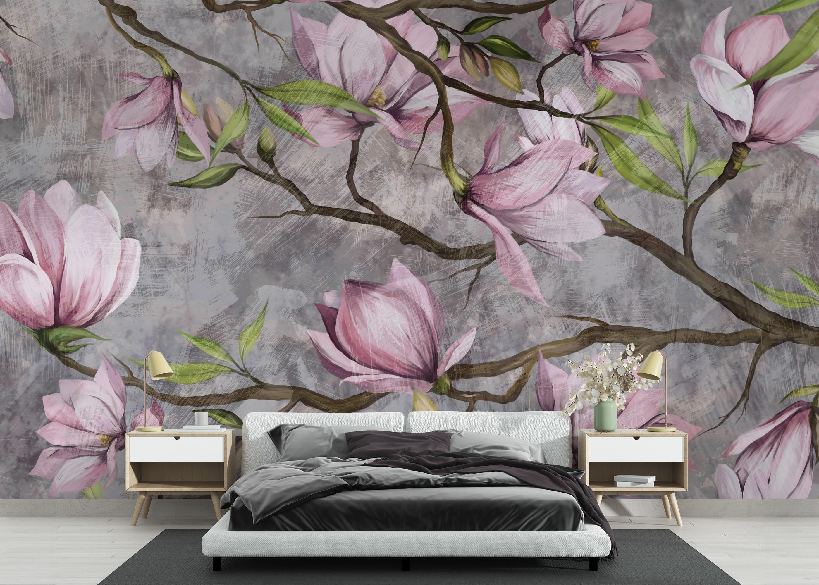 Fototapet Flower Tree mockup 3