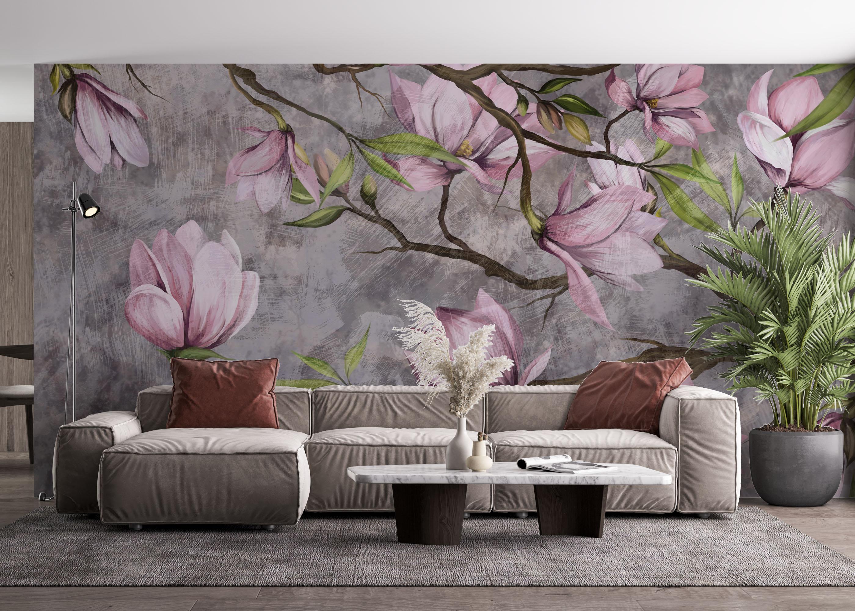 Fototapet Flower Tree mockup 4