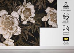 Gold Black Peonies mockup 5
