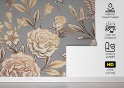 Gold Brown Flower mockup 5