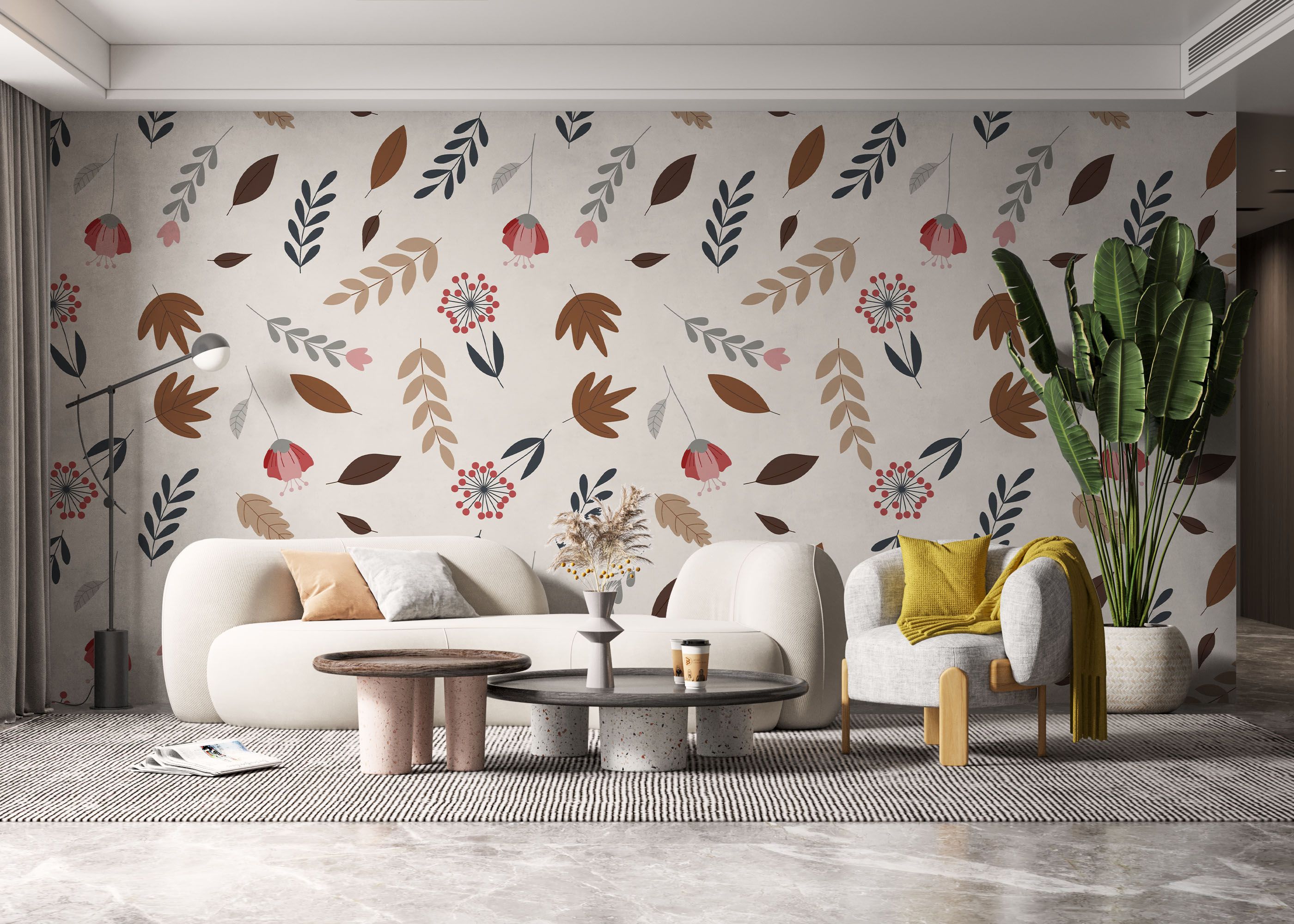 Autumn Pattern Plant mockup 6