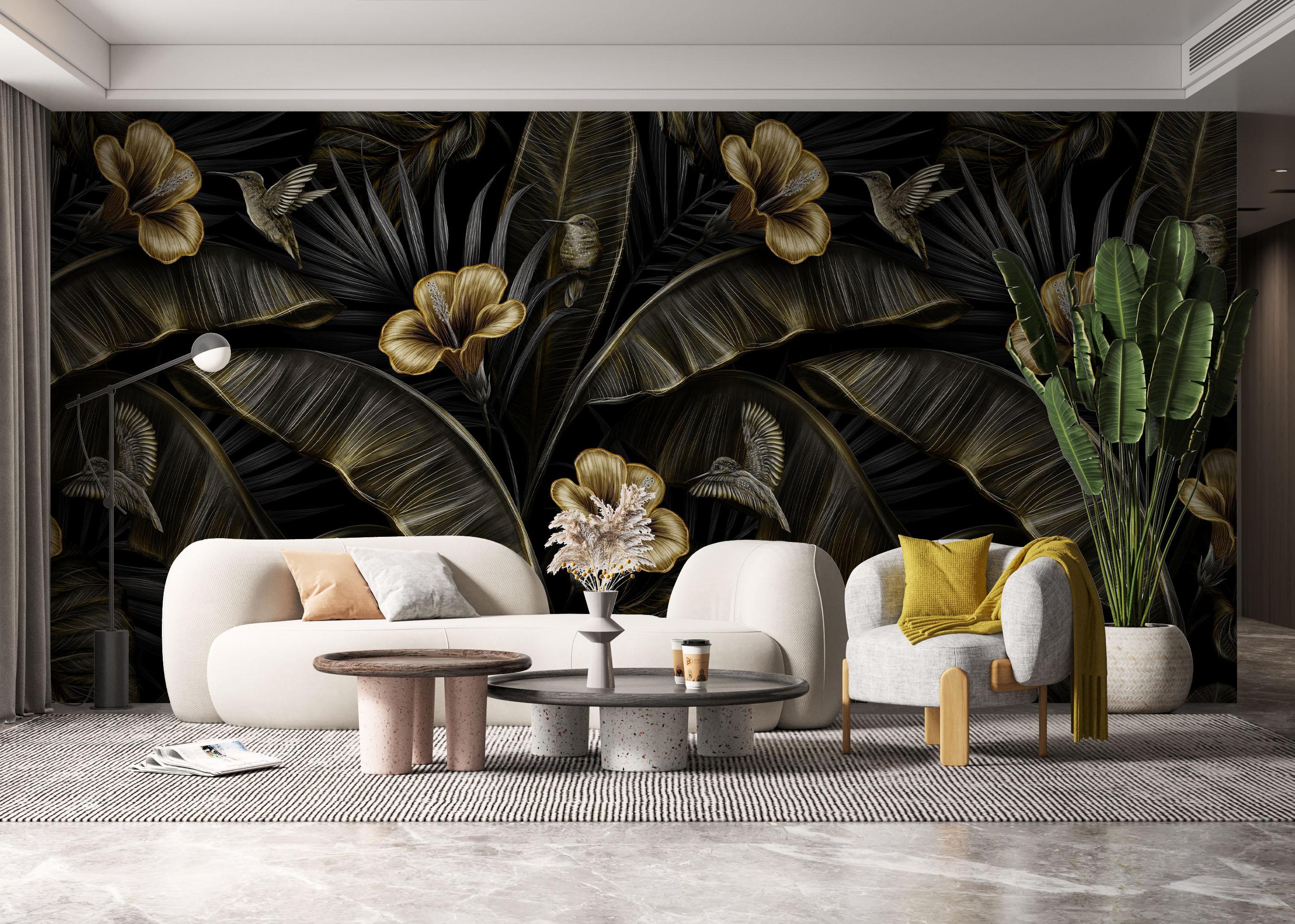 Fototapet Exotic Hummingbird mockup 6