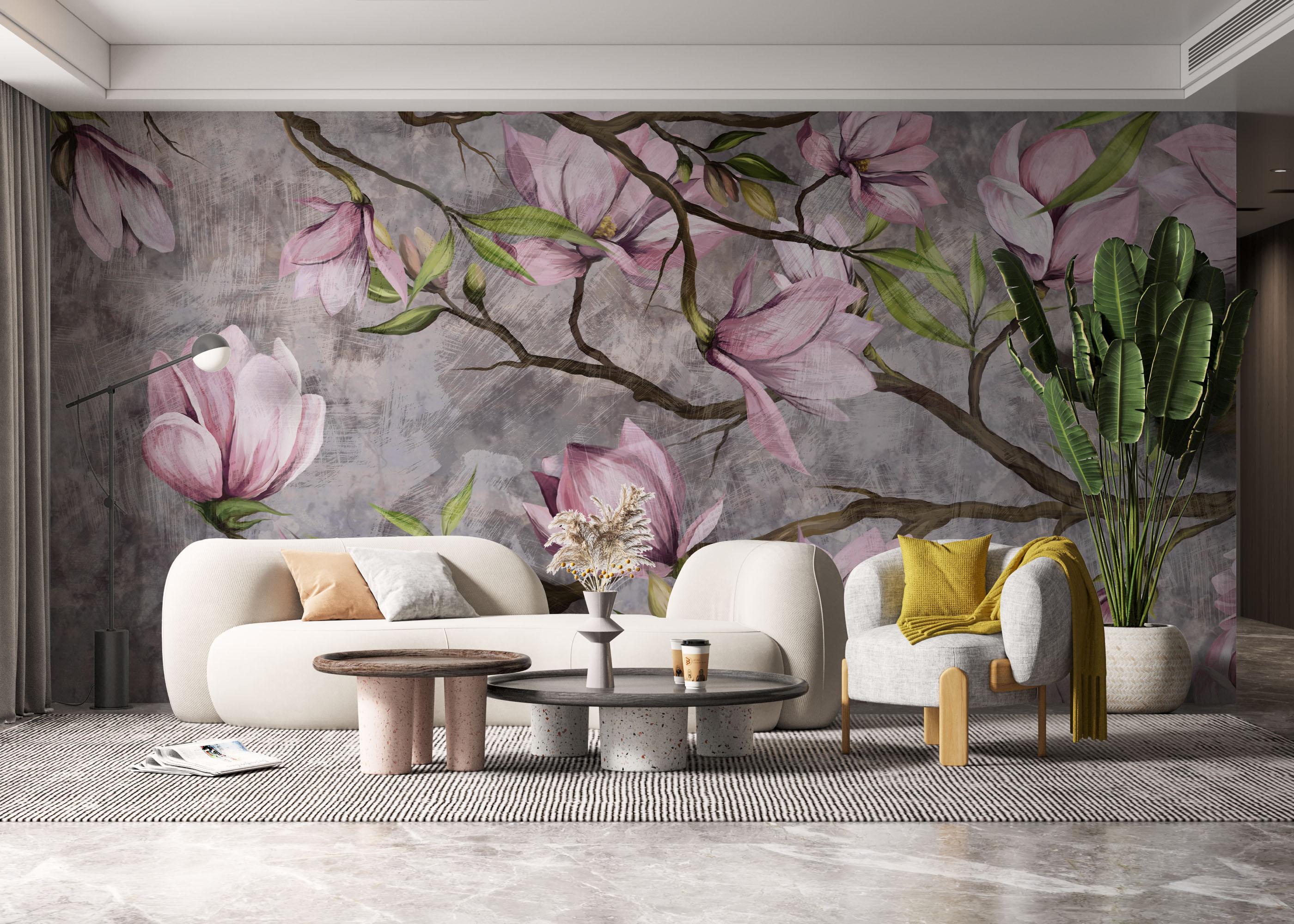 Fototapet Flower Tree mockup 6