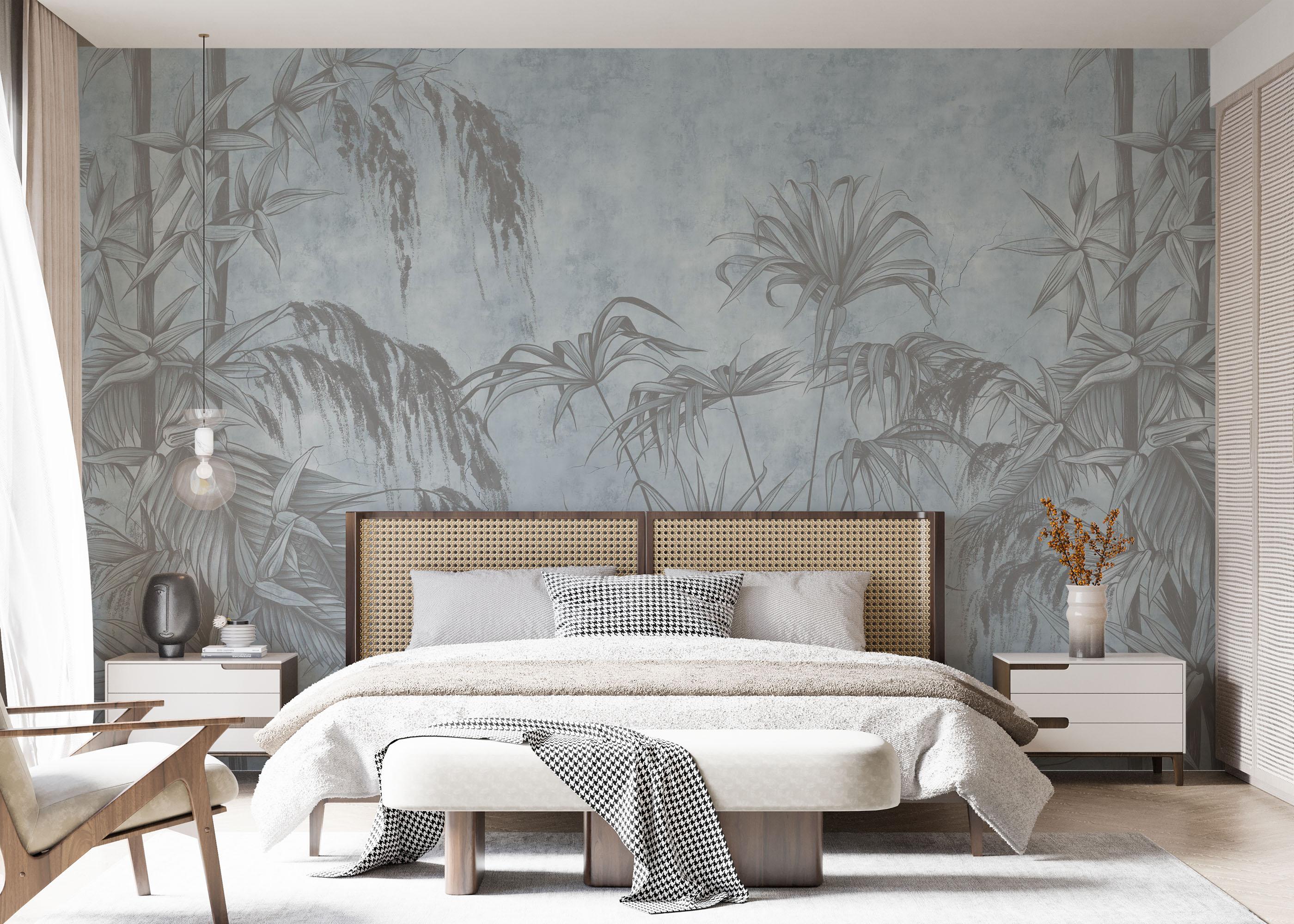 Fototapet Blue Sketch mockup 7