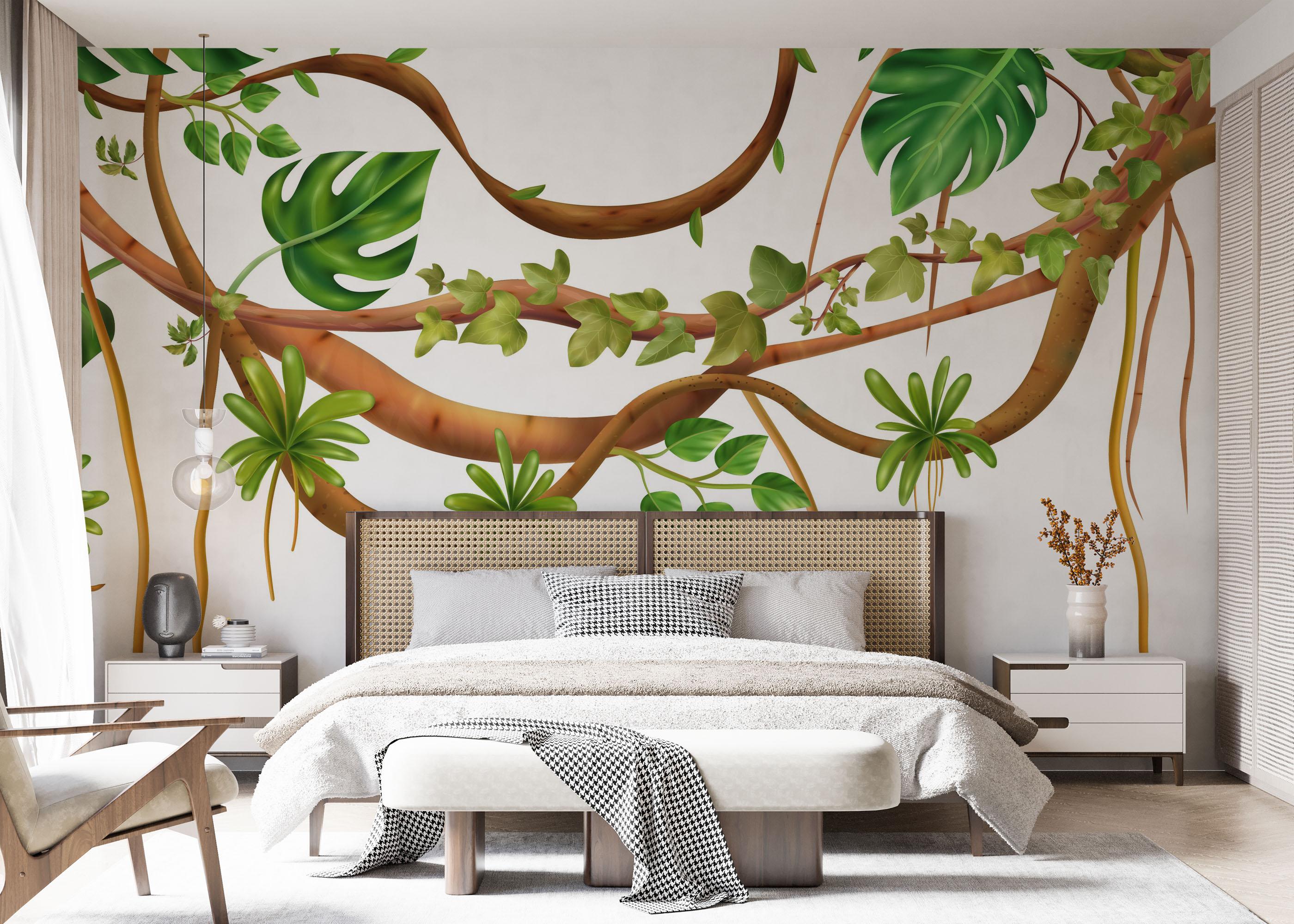 Fototapet Realistic Liana Art mockup 7