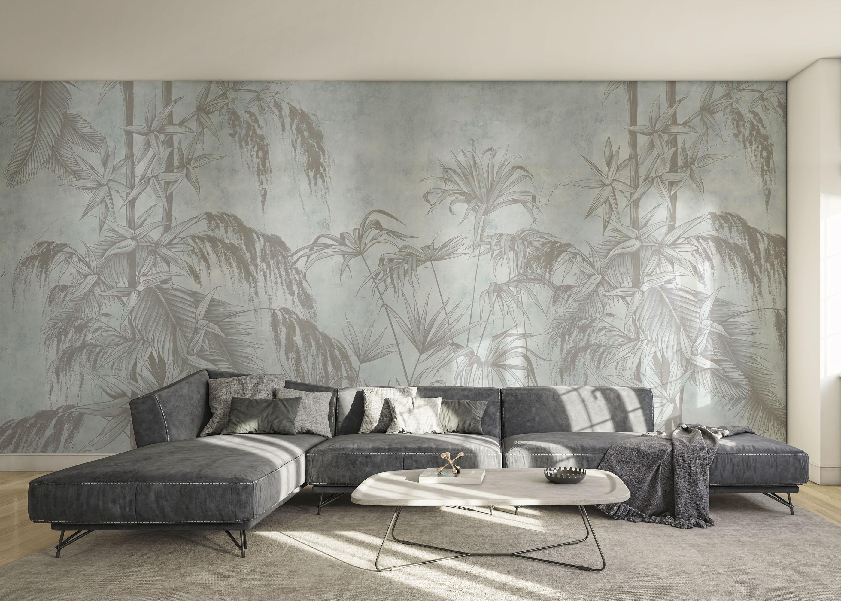 Fototapet Blue Sketch mockup 0