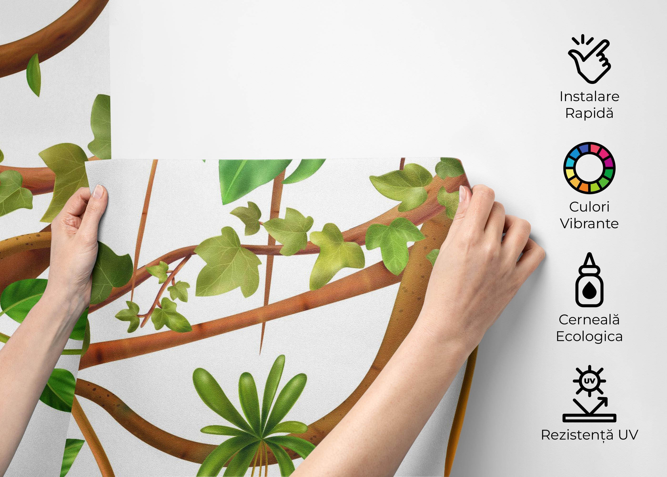 Fototapet Realistic Liana Art mockup 2