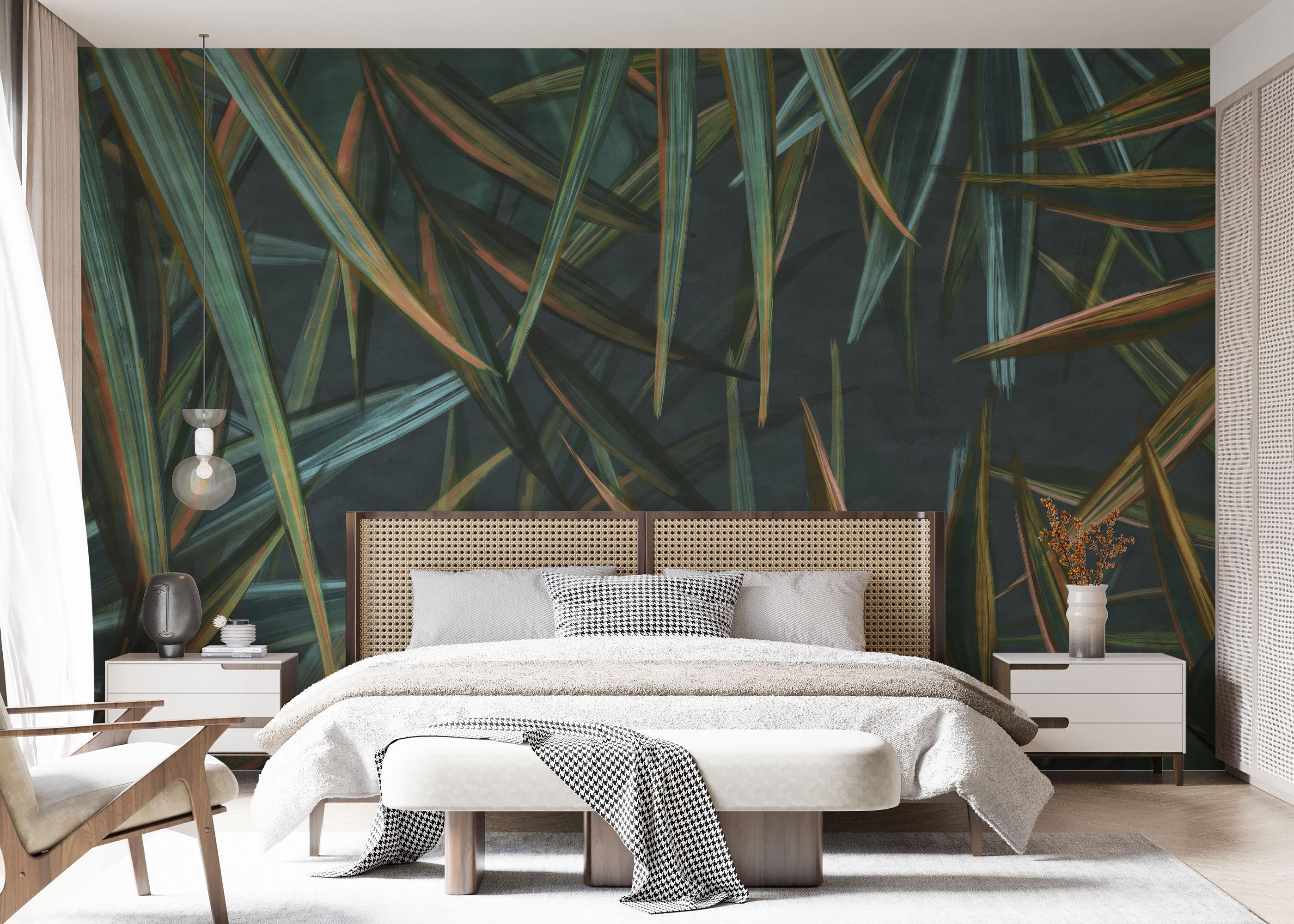 Fototapet Close Up Jungle mockup 7