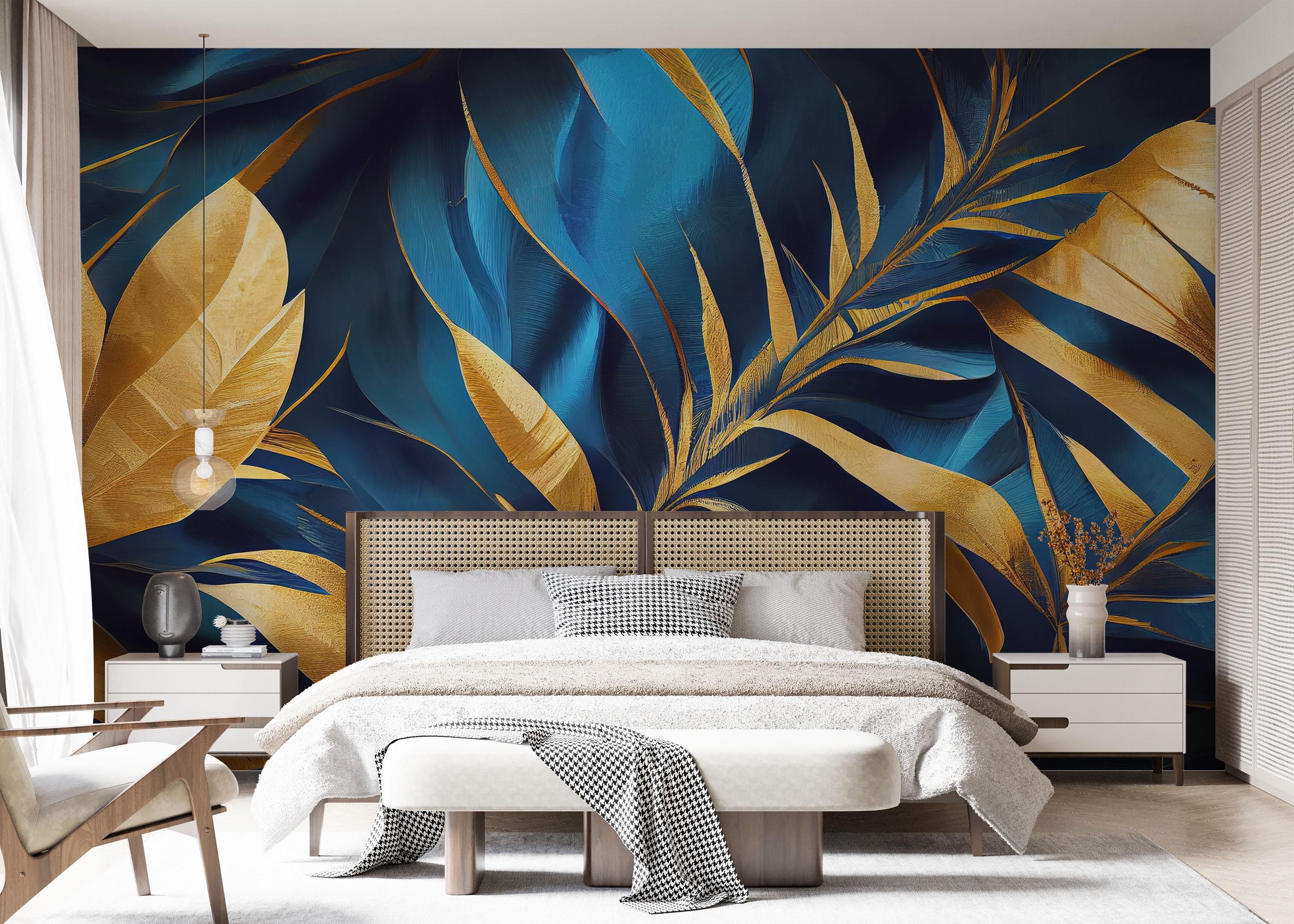 Fototapet Satin Leaf mockup 7