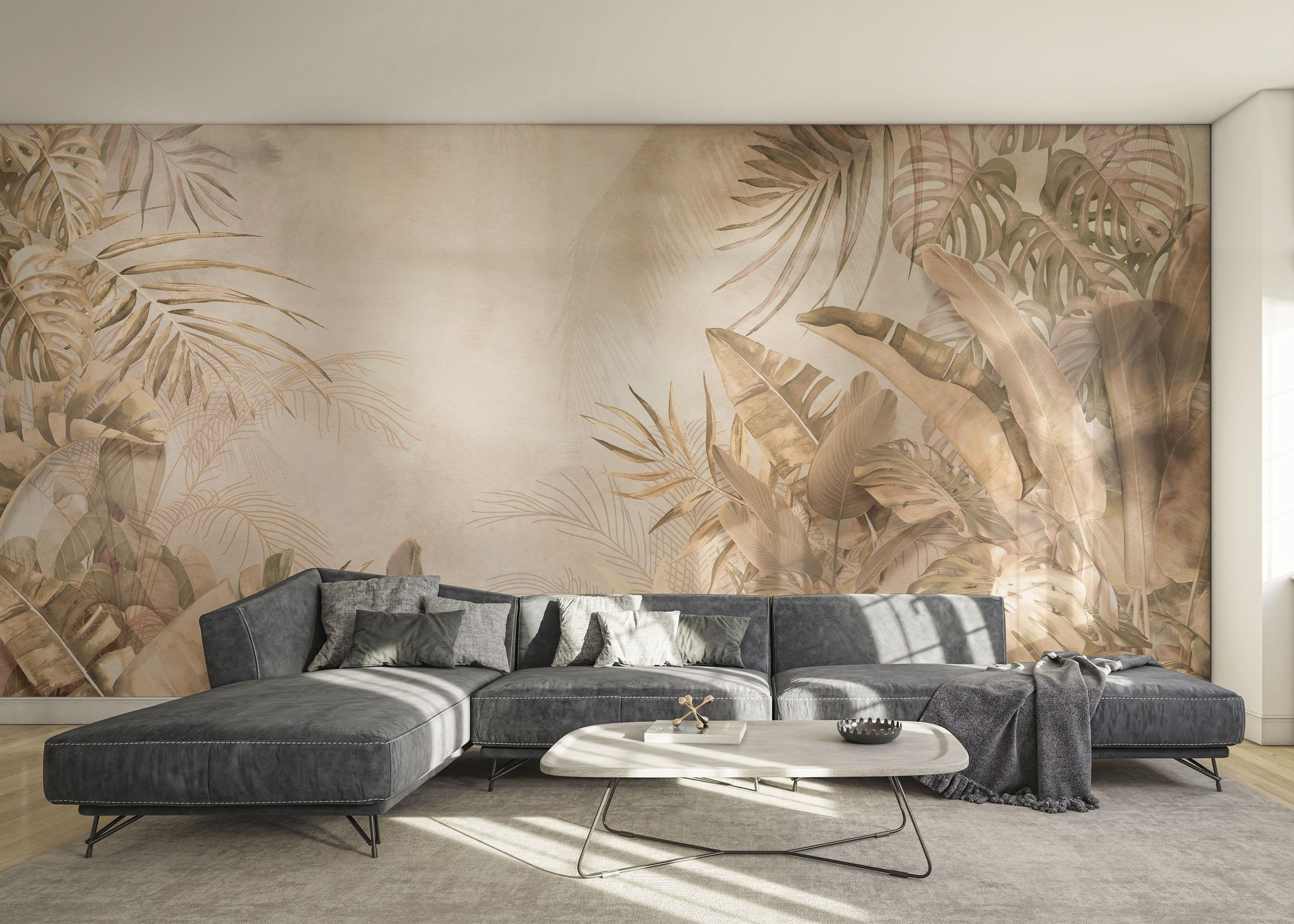 Fototapet Metalic Jungle mockup 0