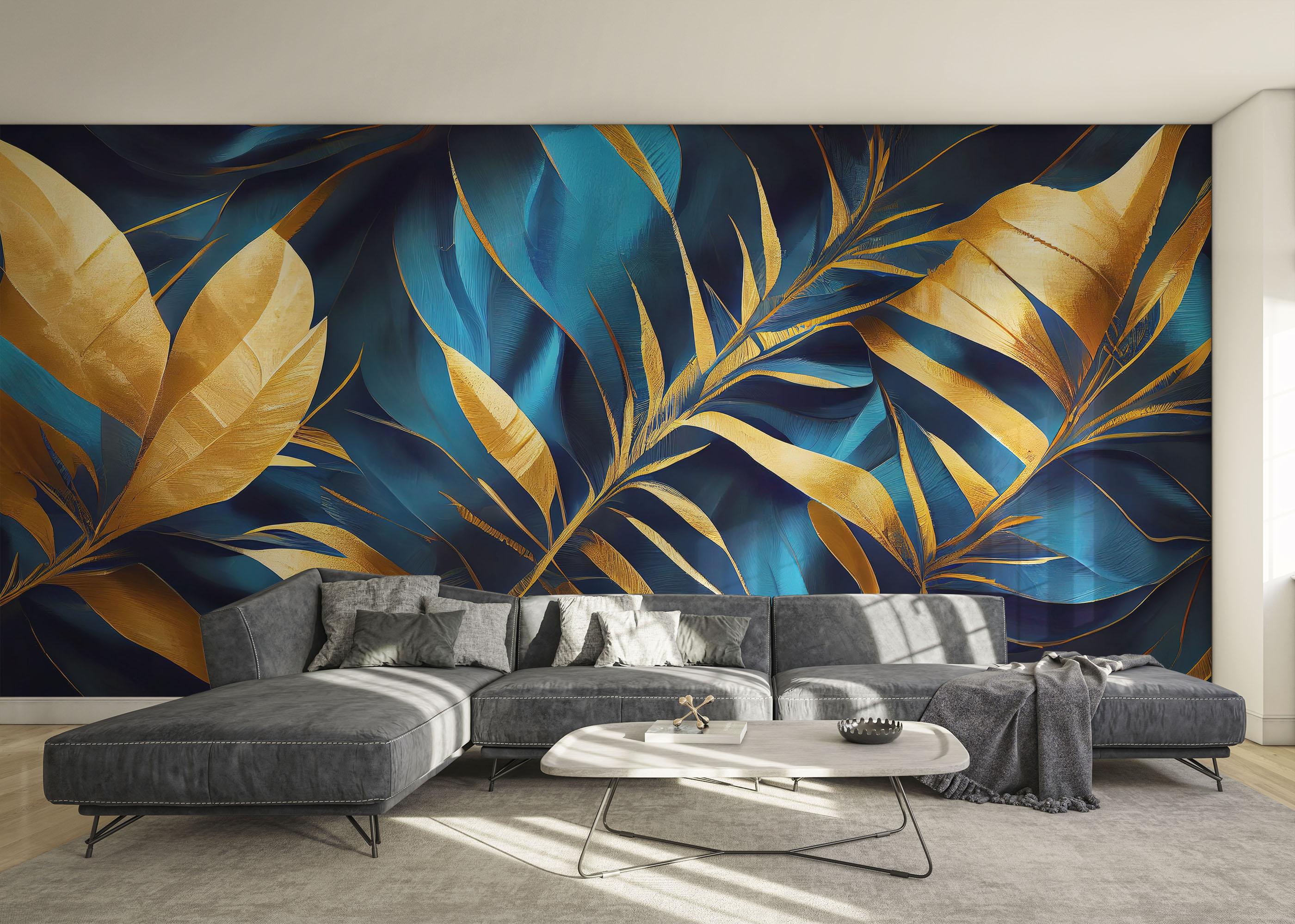 Fototapet Satin Leaf mockup 0