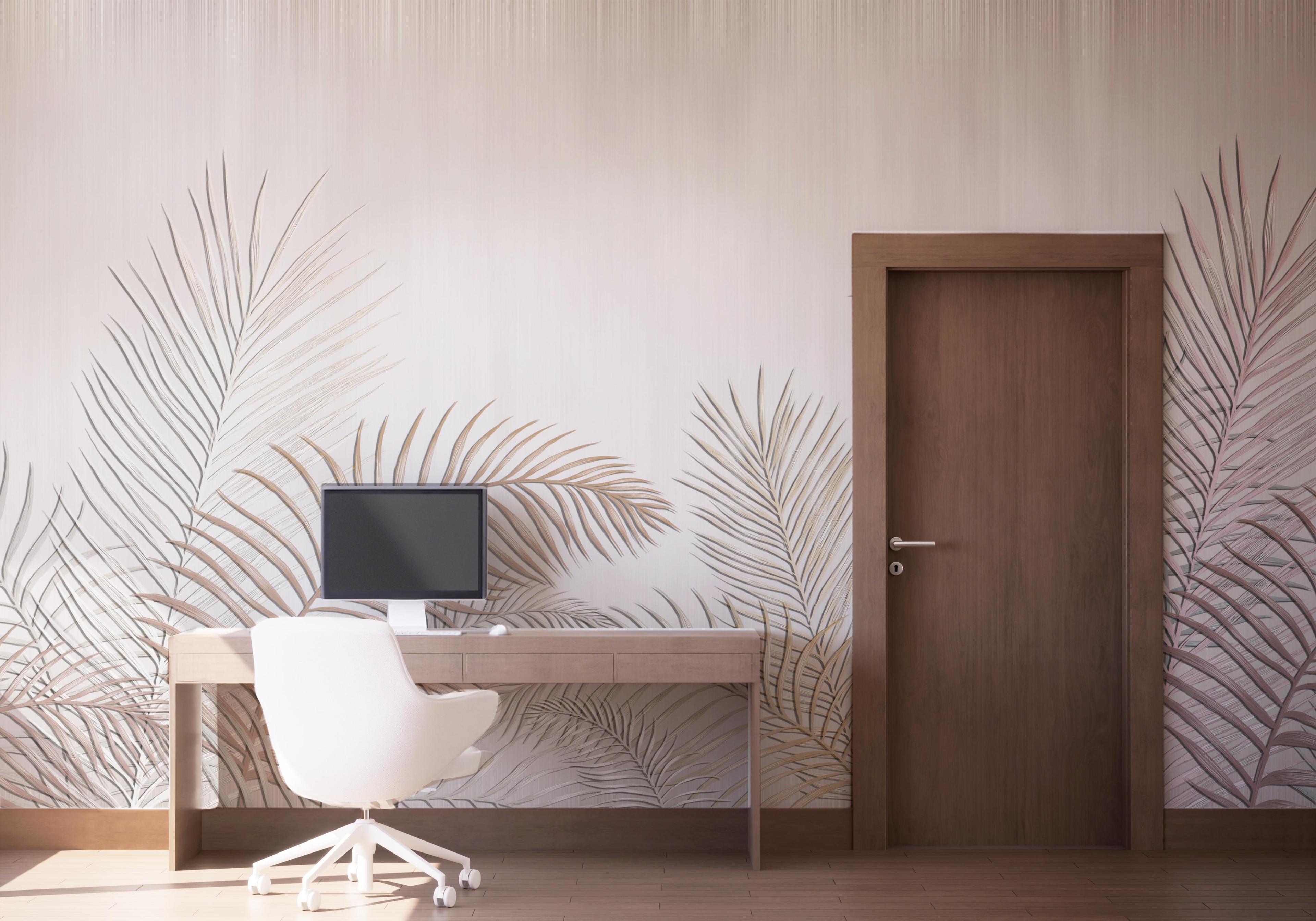 Fototapet Delicate Leaves mockup 1