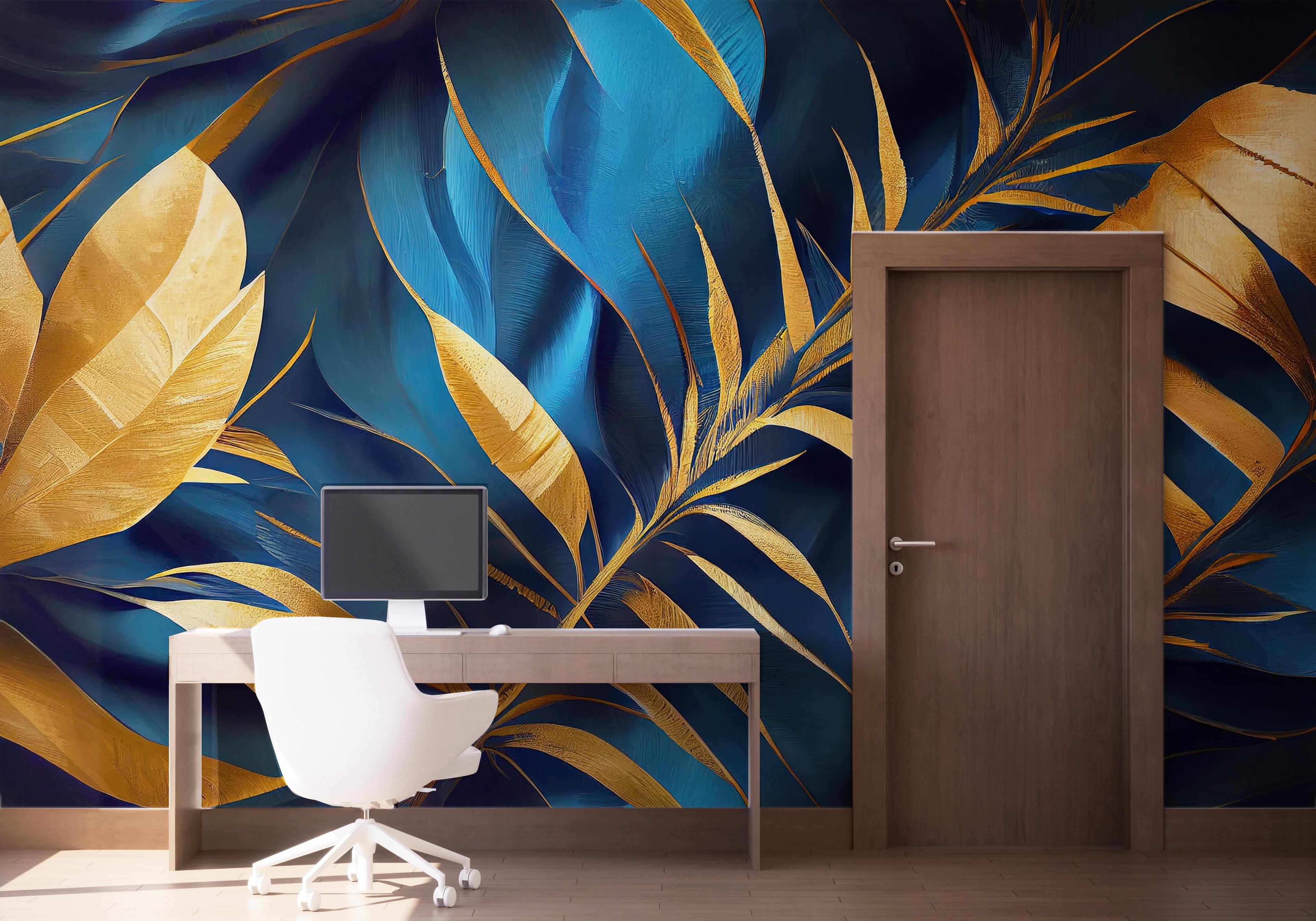 Fototapet Satin Leaf mockup 1