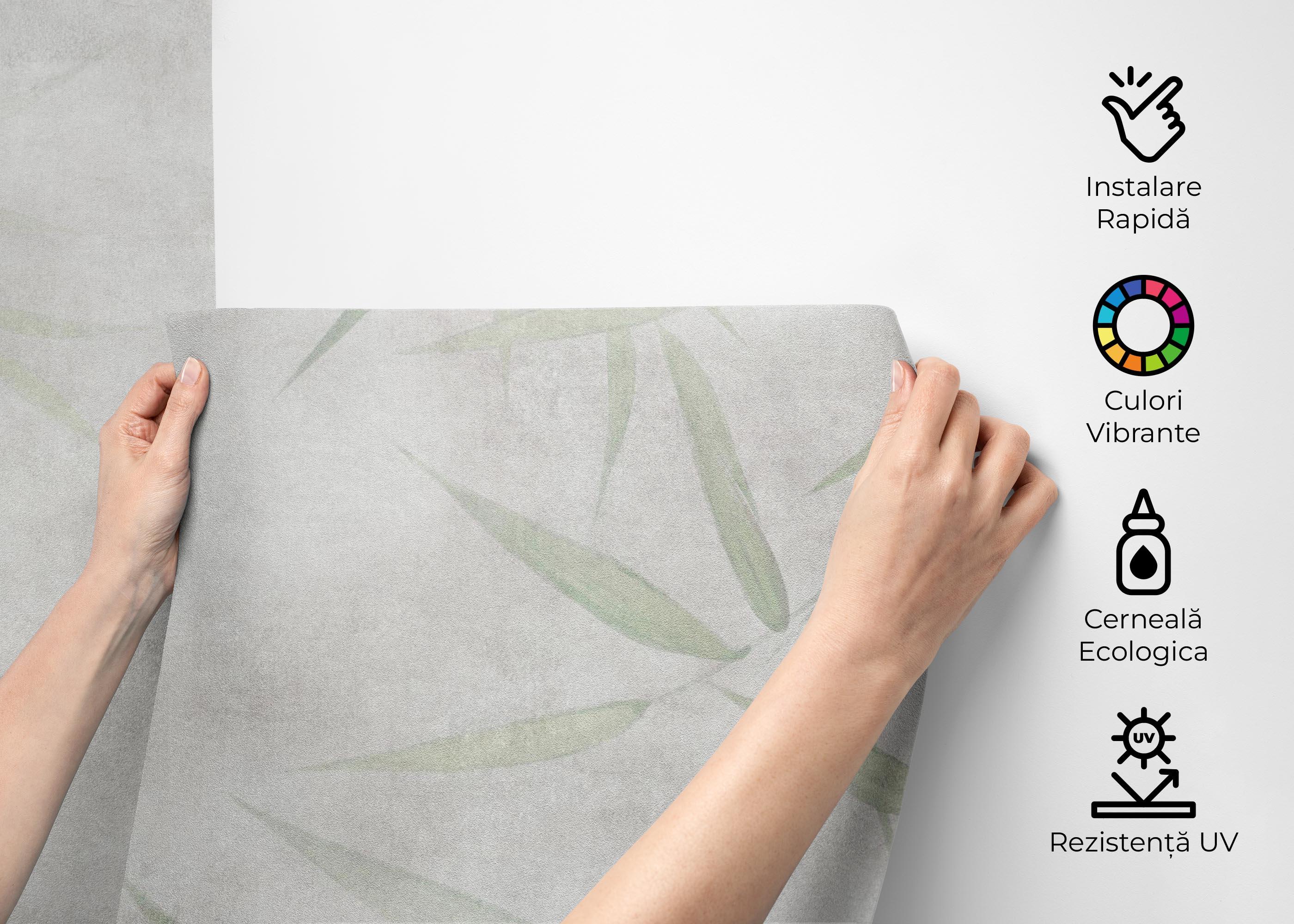 Fototapet Bamboo Leaf mockup 2