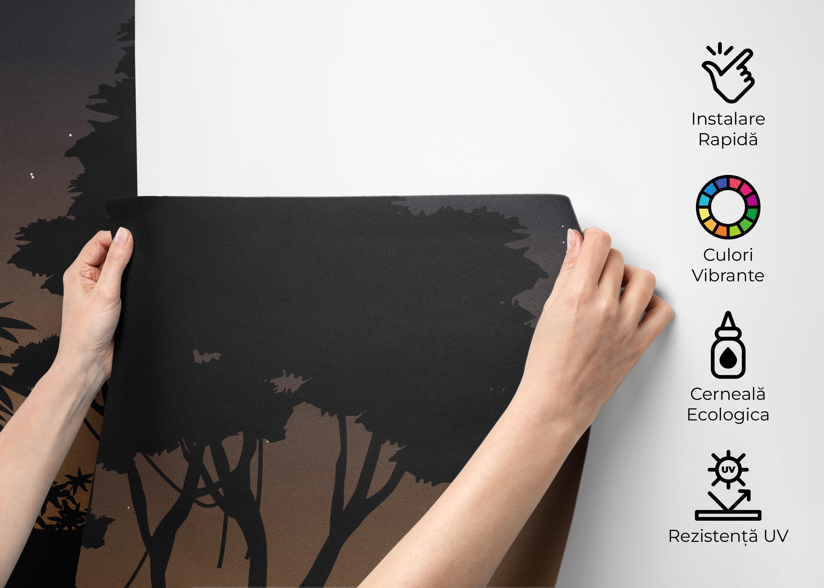 Fototapet Blue Sky Jungle mockup 2