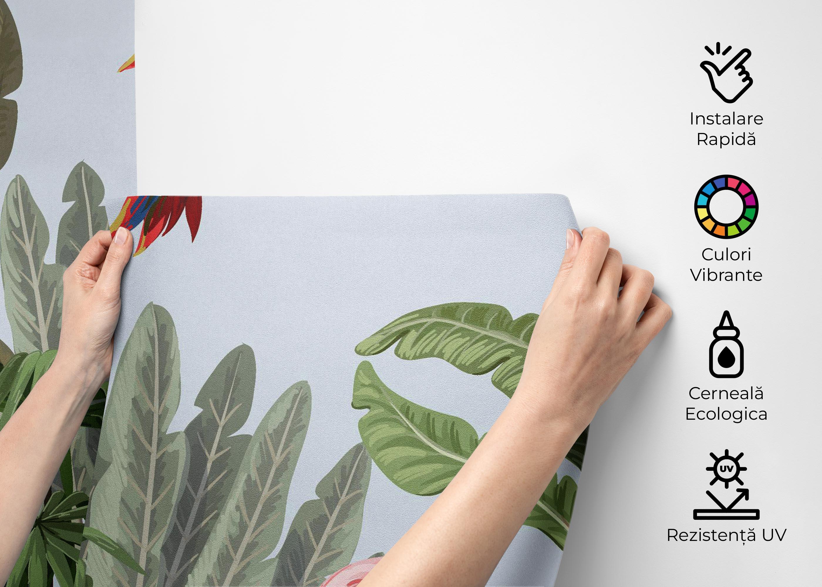 Fototapet Light Jungle Art mockup 2