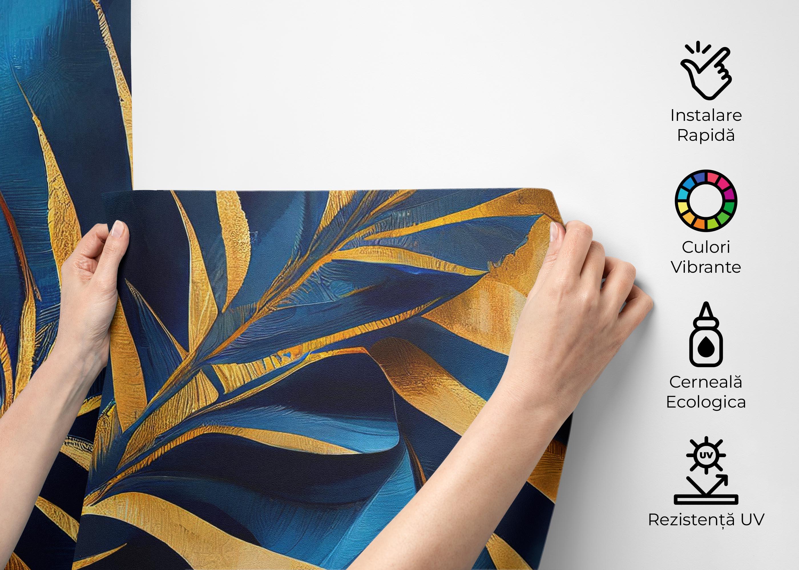 Fototapet Satin Leaf mockup 2