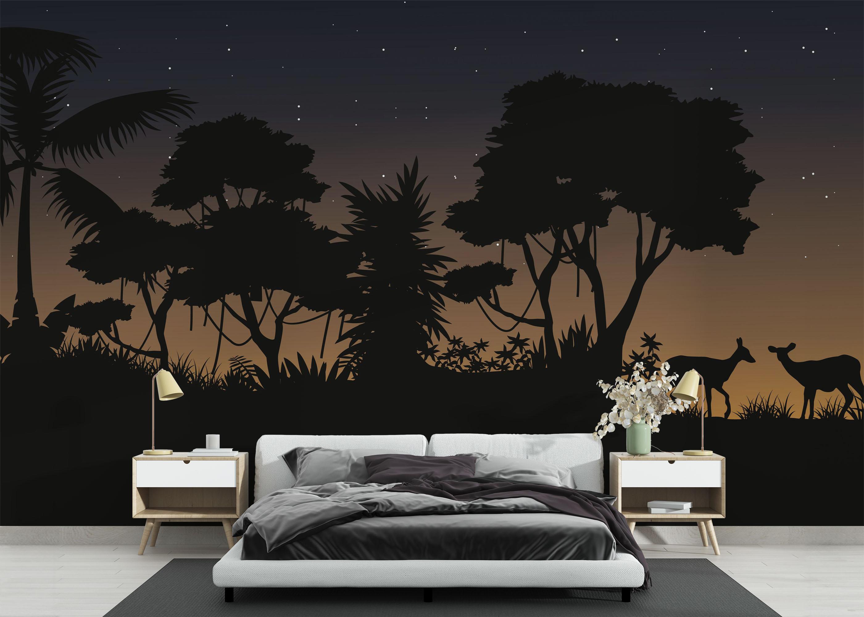 Fototapet Blue Sky Jungle mockup 3