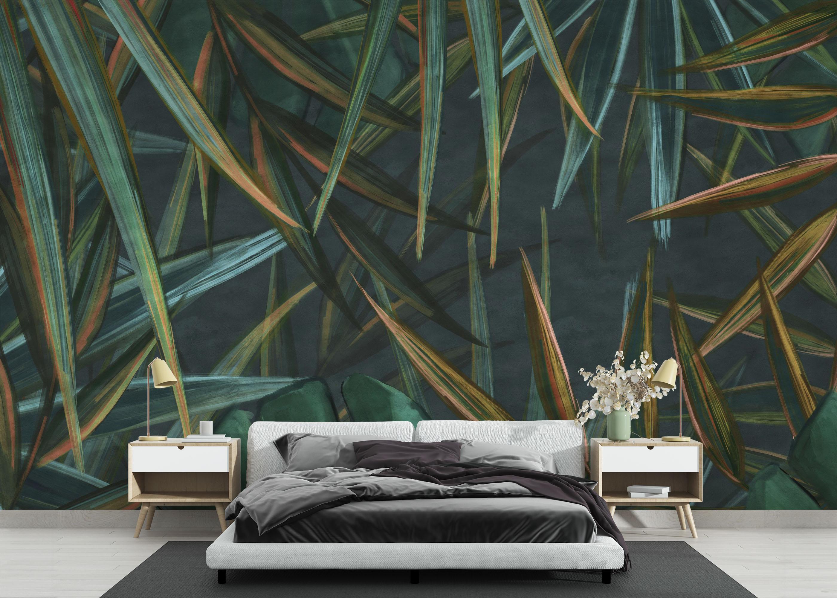 Fototapet Close Up Jungle mockup 3