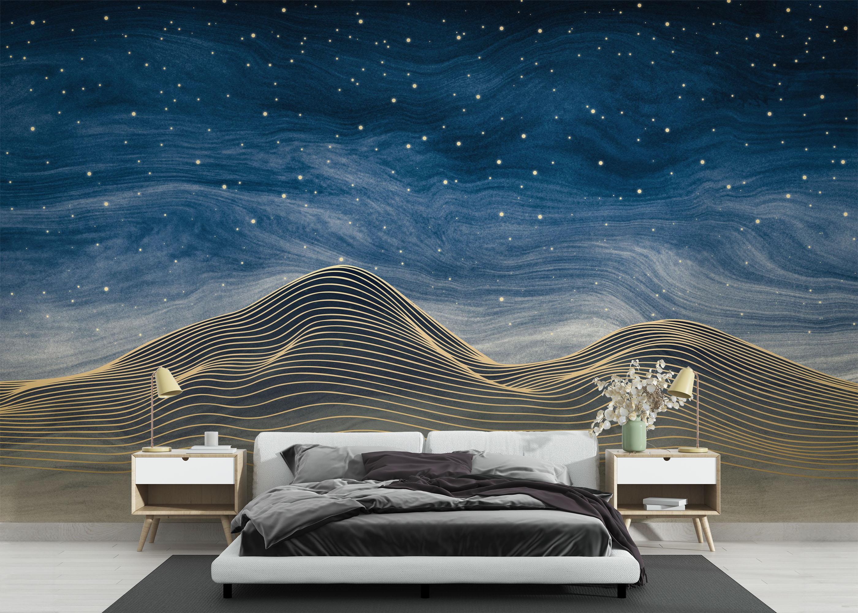 Fototapet Desert Night mockup 3