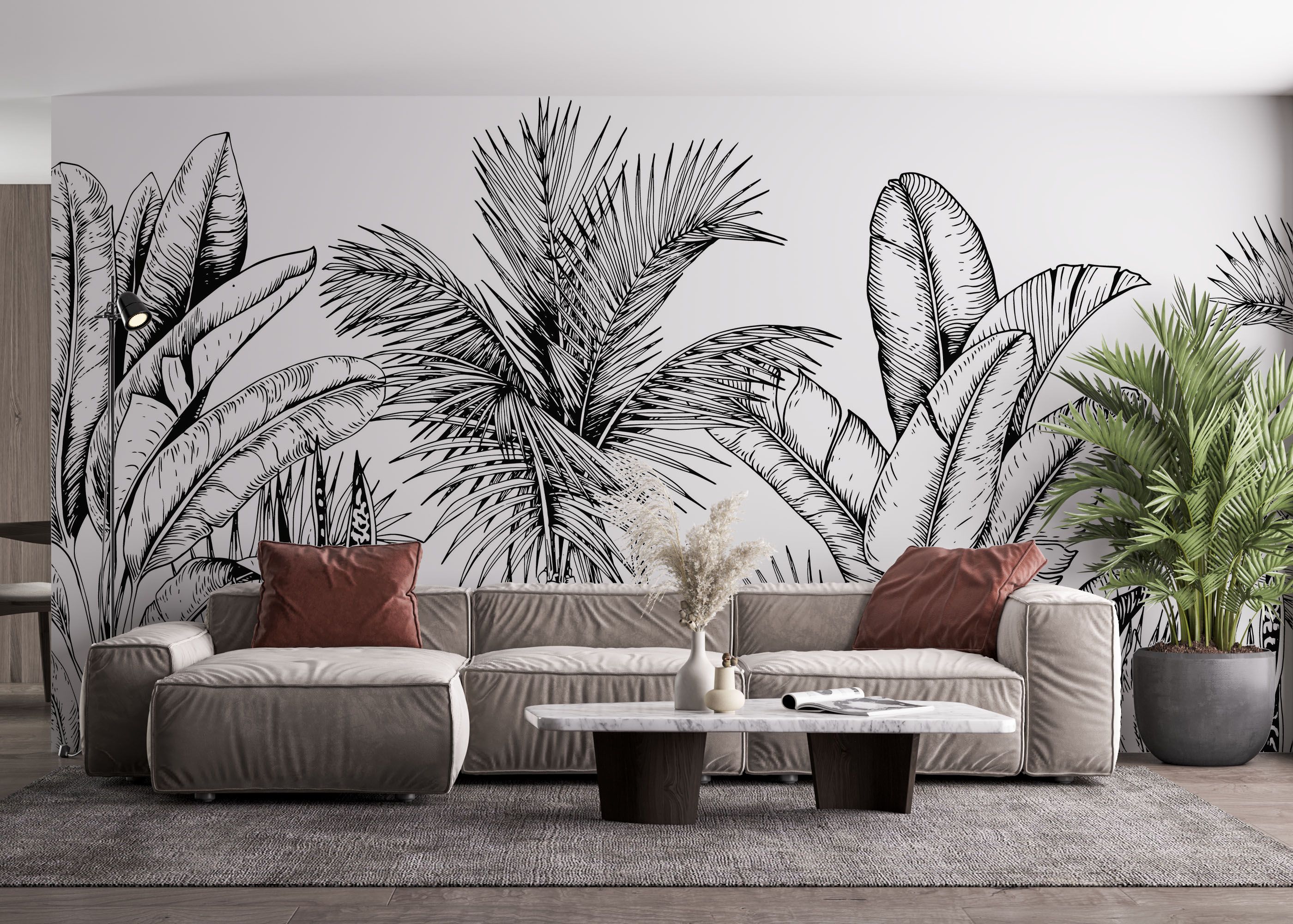Black White Jungle mockup 4
