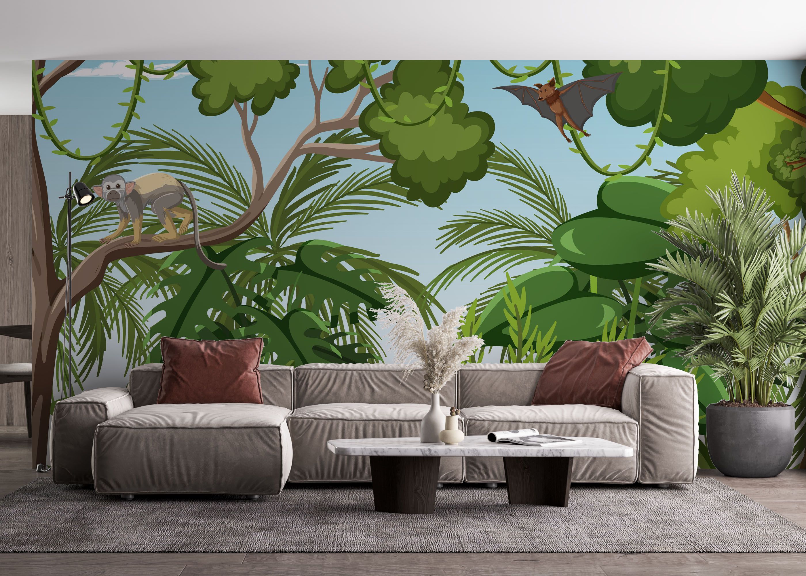 Cartoon Tree Animal mockup 4