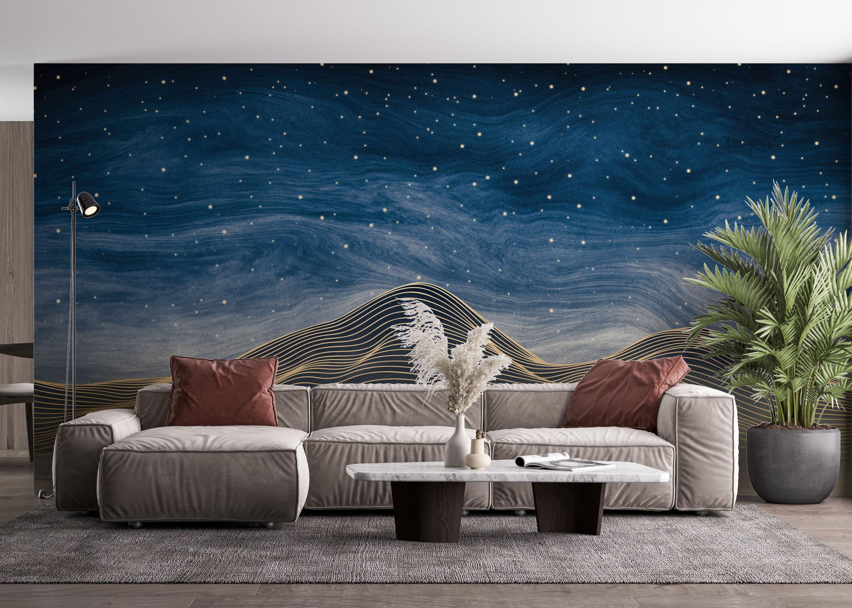 Fototapet Desert Night mockup 4