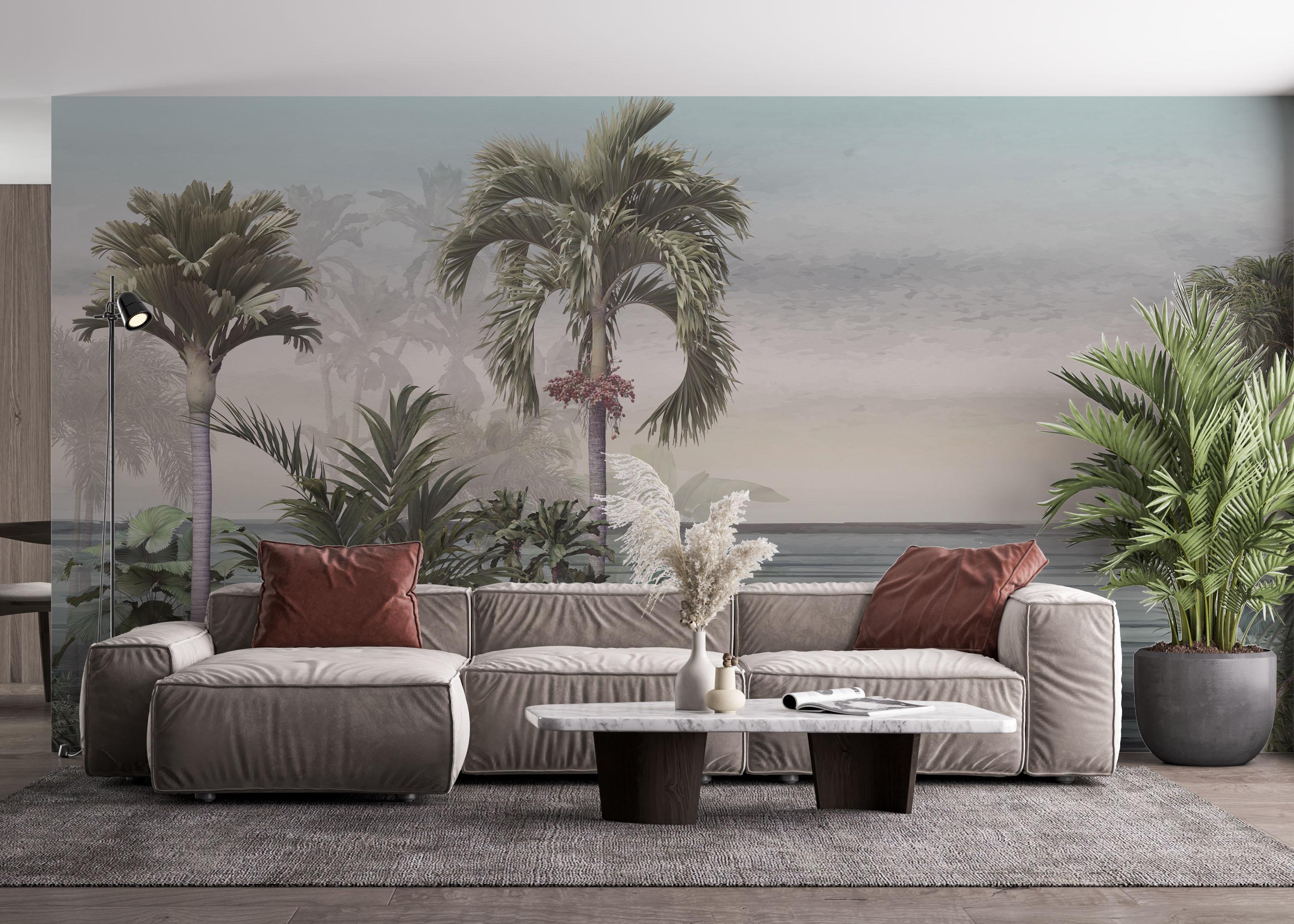 Fototapet Waterside mockup 4