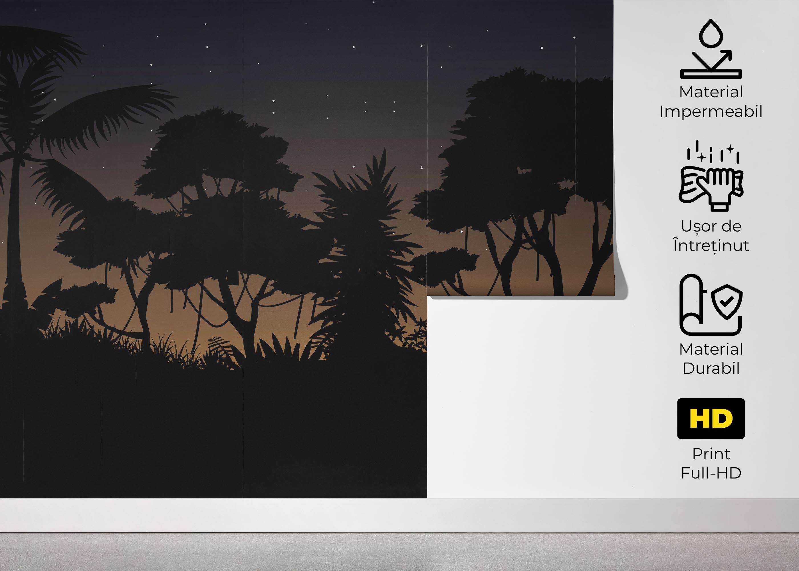 Fototapet Blue Sky Jungle mockup 5