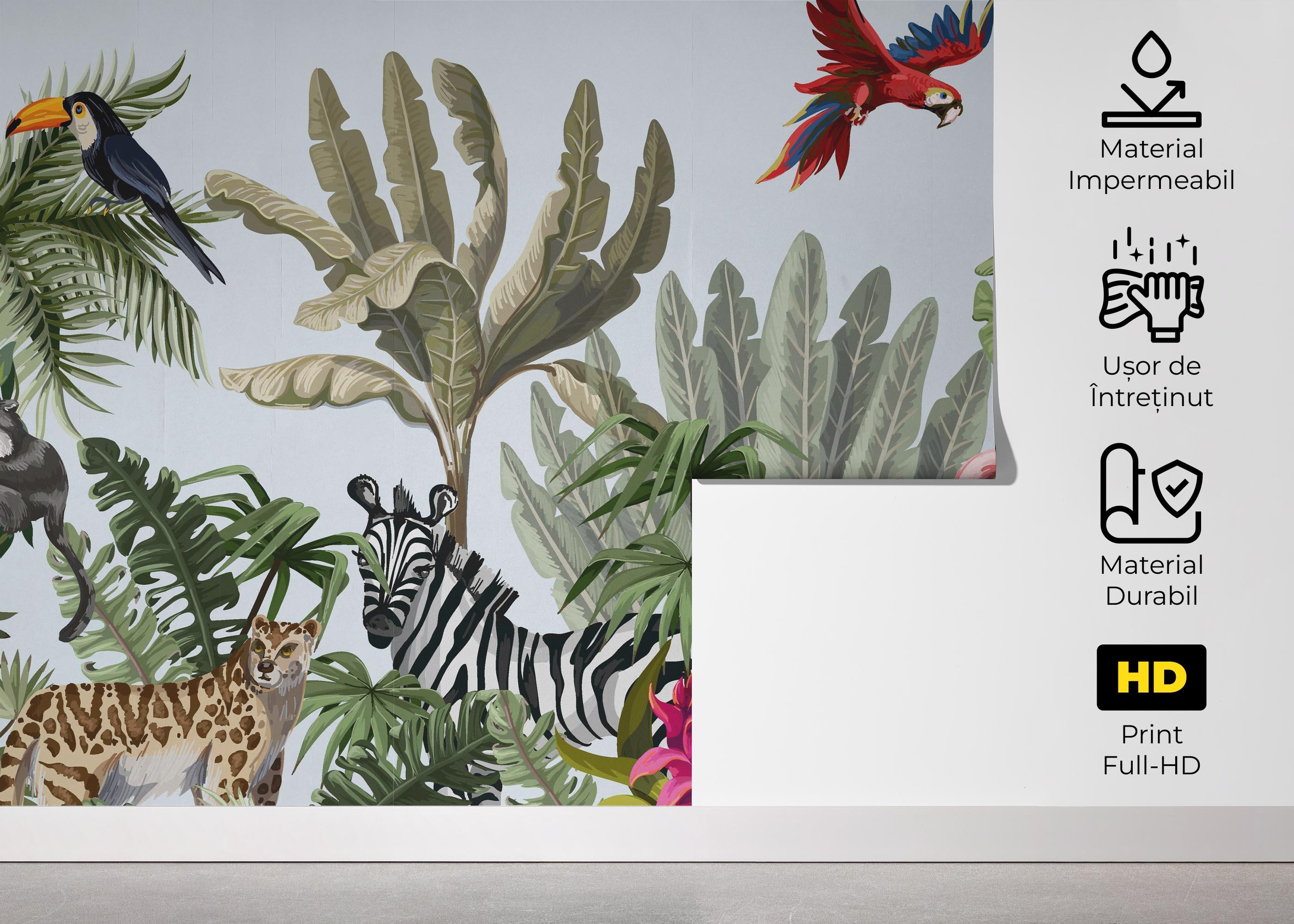 Fototapet Light Jungle Art mockup 5
