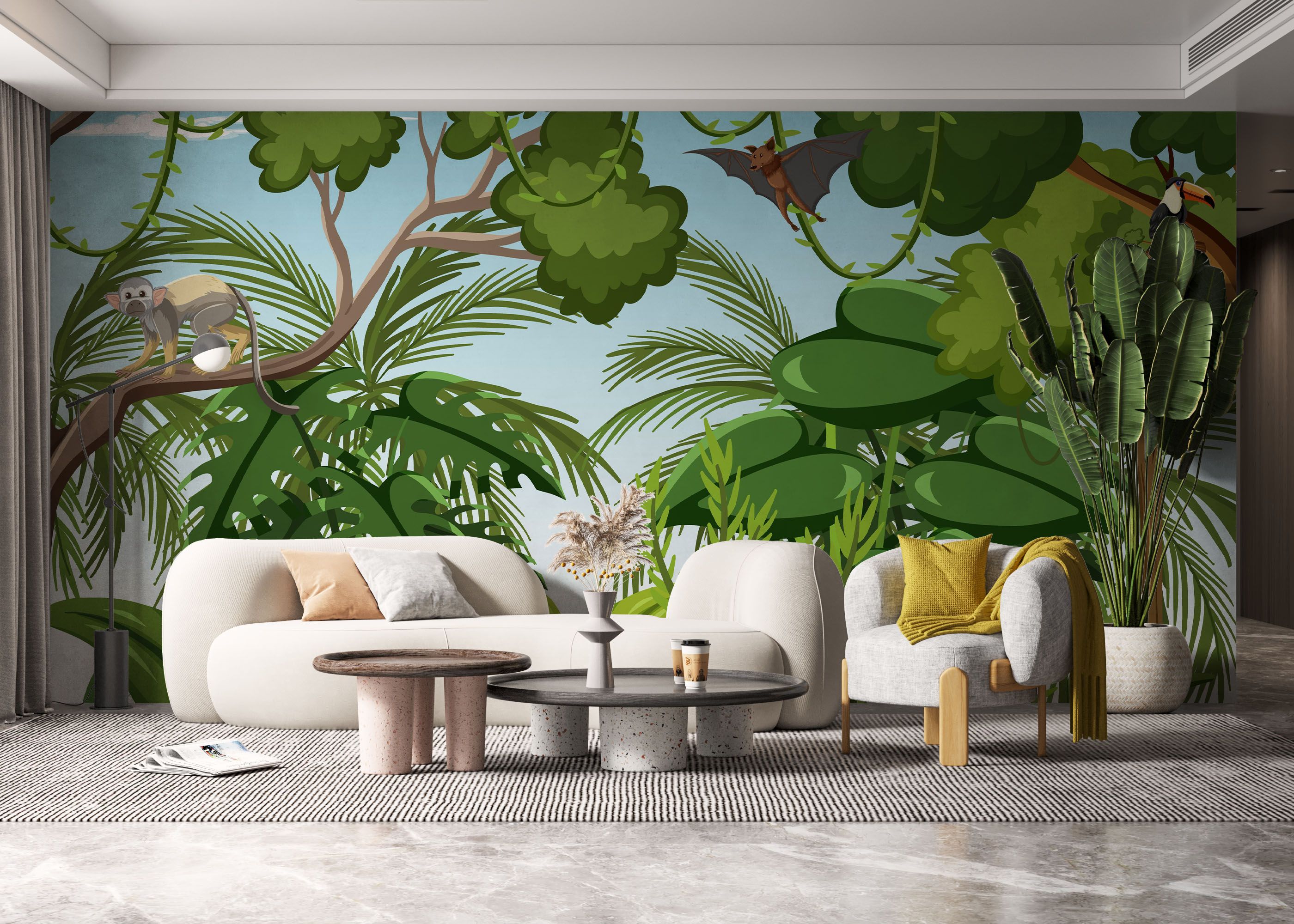 Cartoon Tree Animal mockup 6