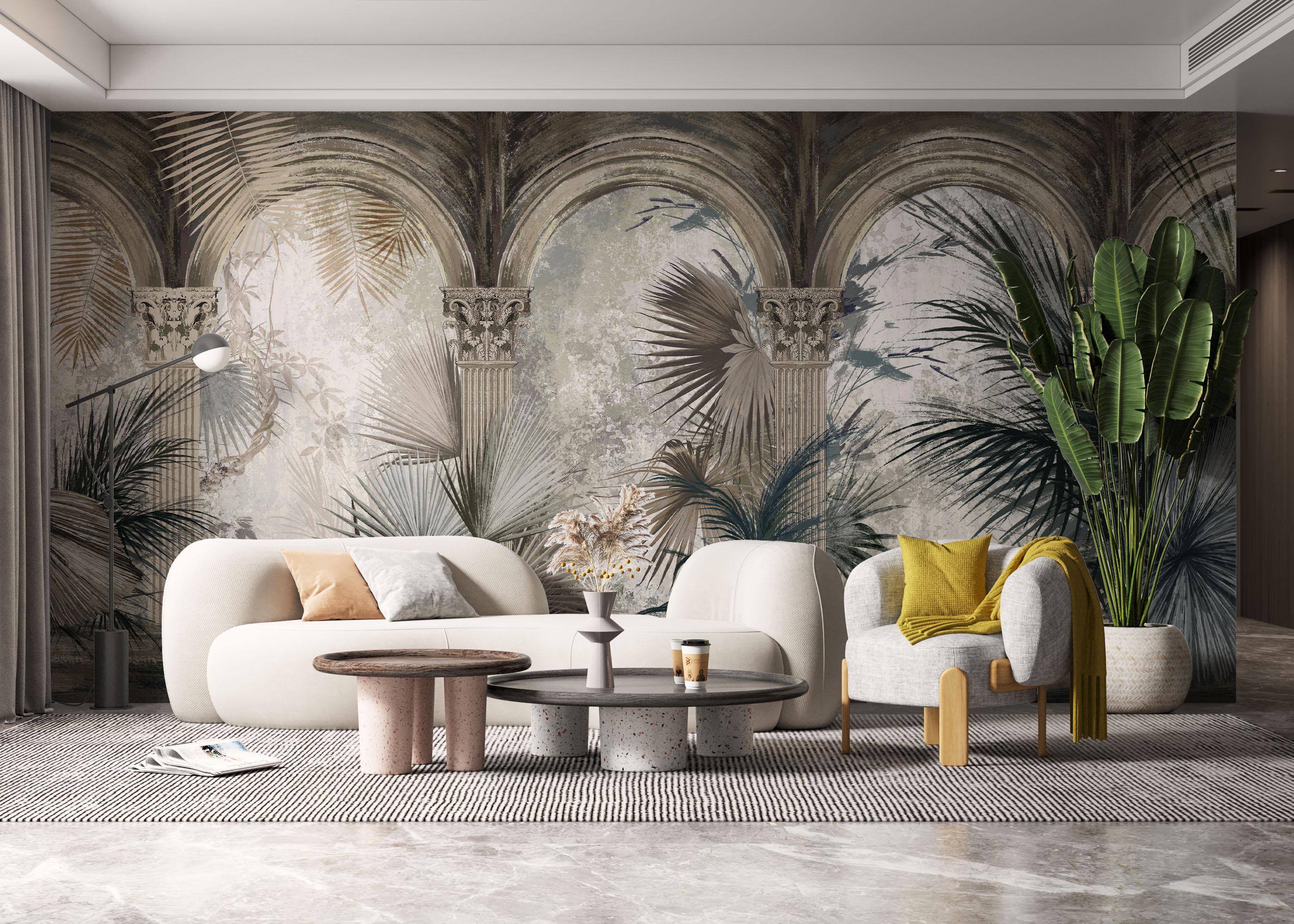 Fototapet Greek Colums mockup 6