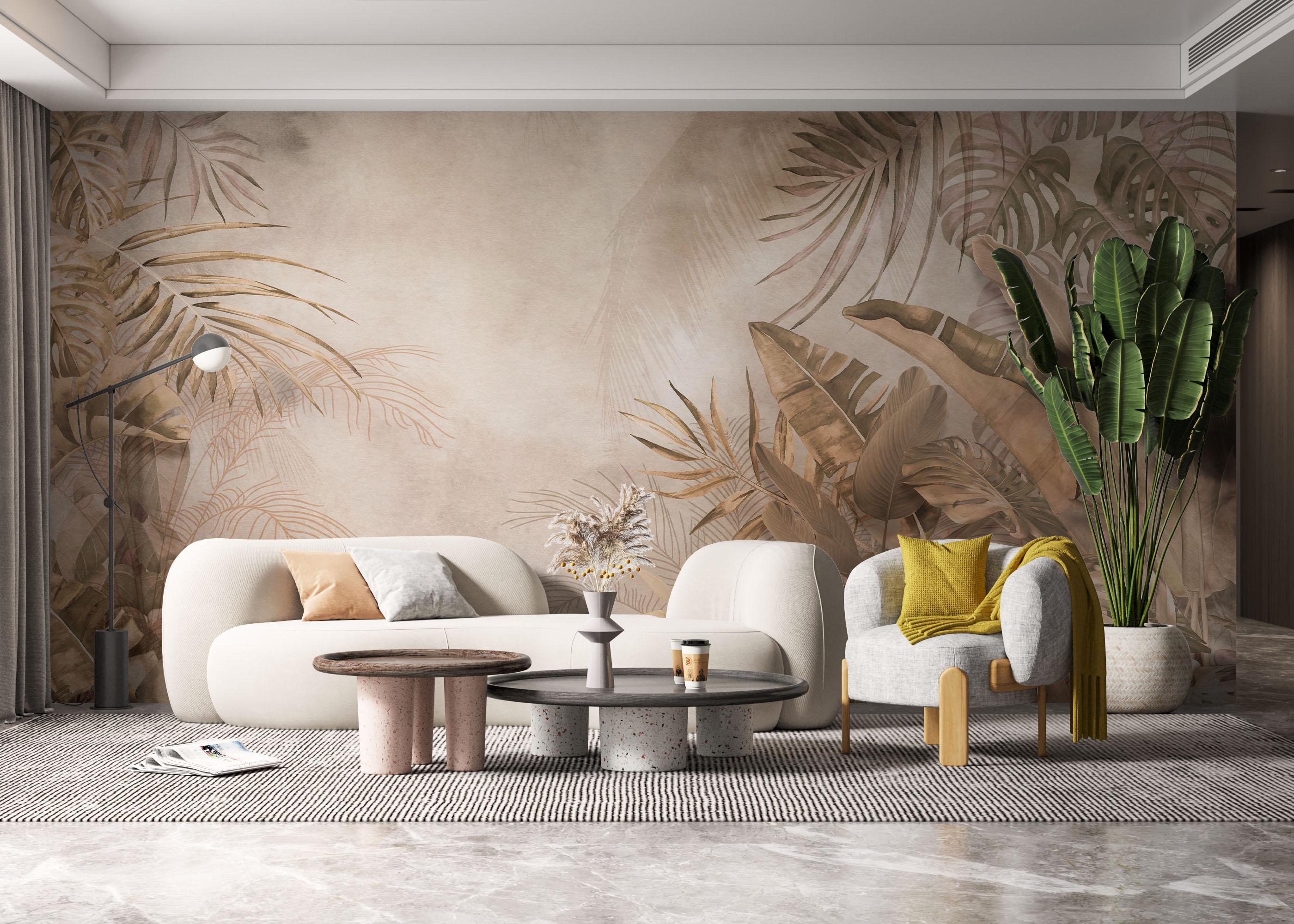 Fototapet Metalic Jungle mockup 6