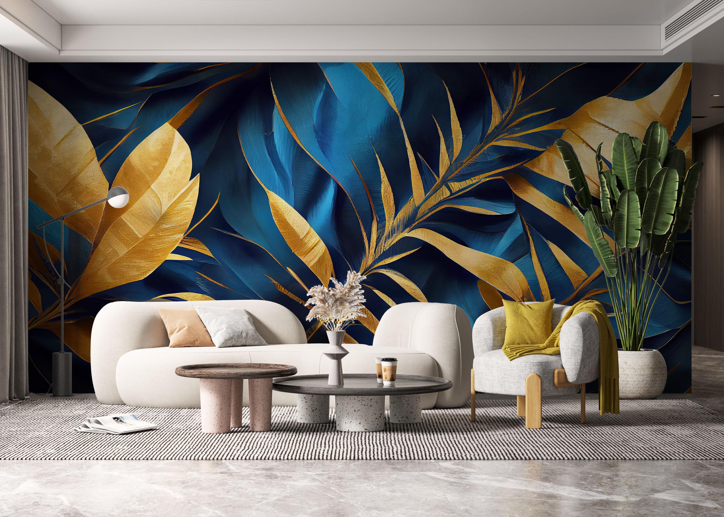 Fototapet Satin Leaf mockup 6