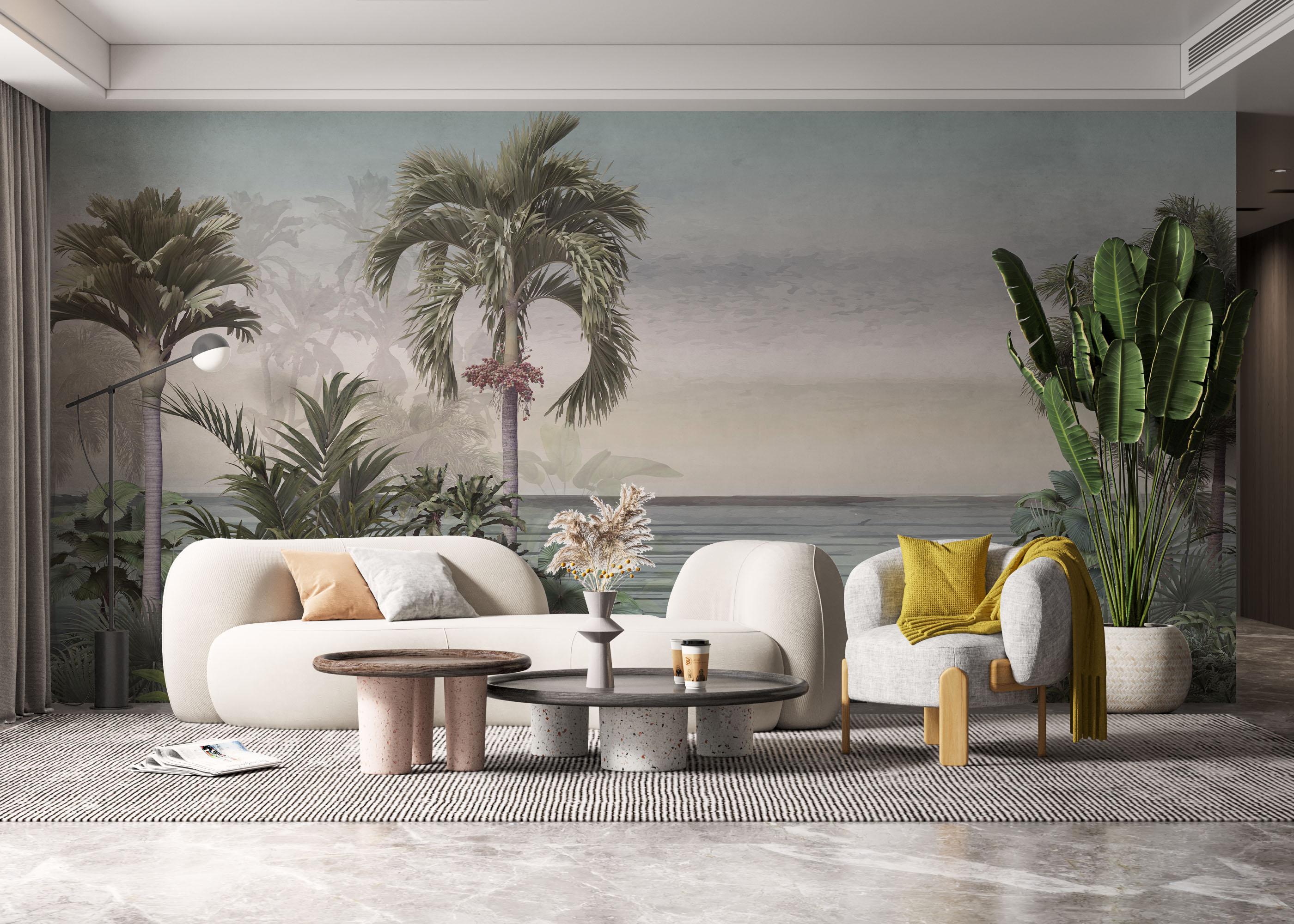 Fototapet Waterside mockup 6