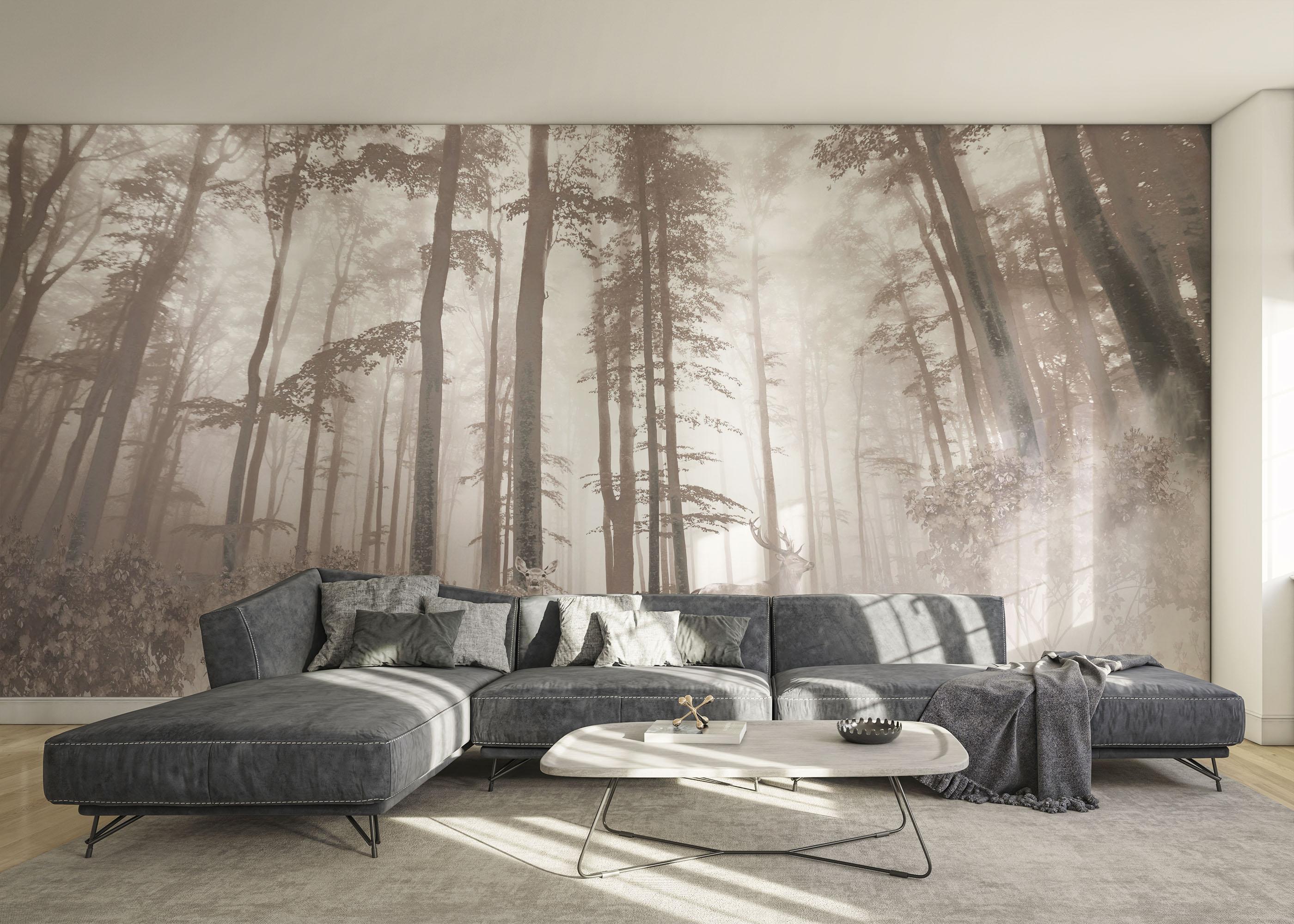 Fototapet Forest Elk mockup 0