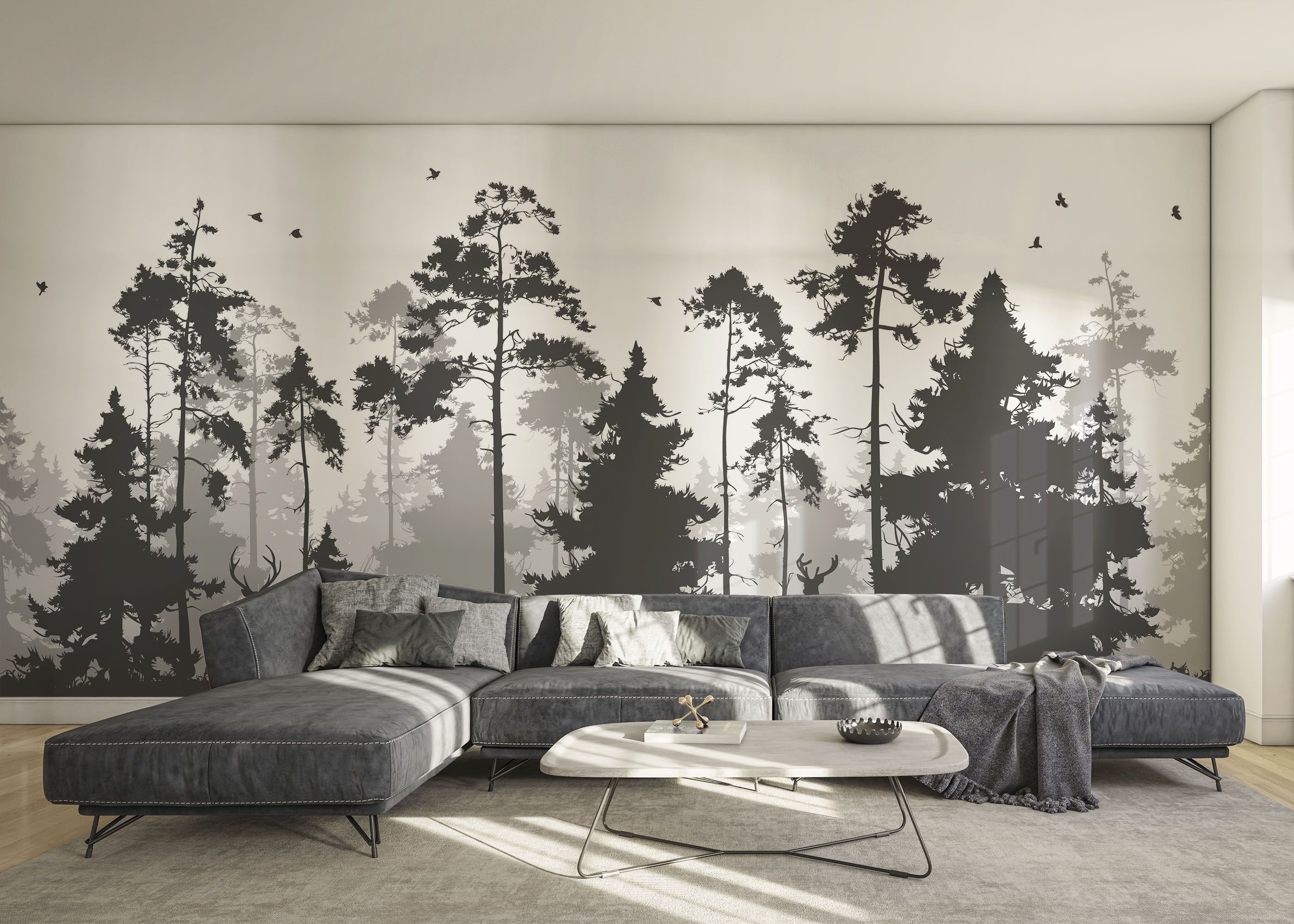 Grey Forest Deer mockup 0