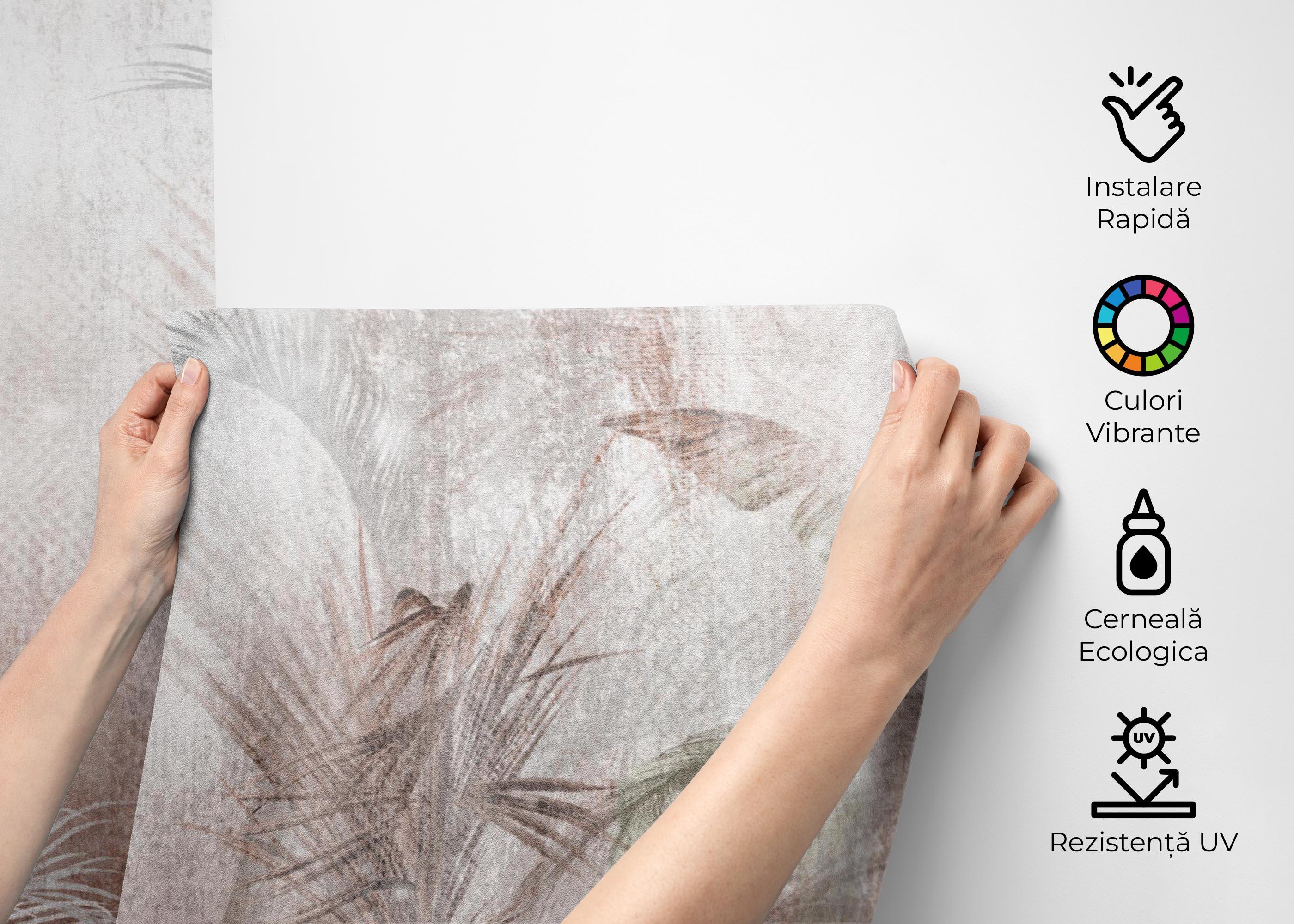 Fototapet Dreamy Pelicans mockup 2