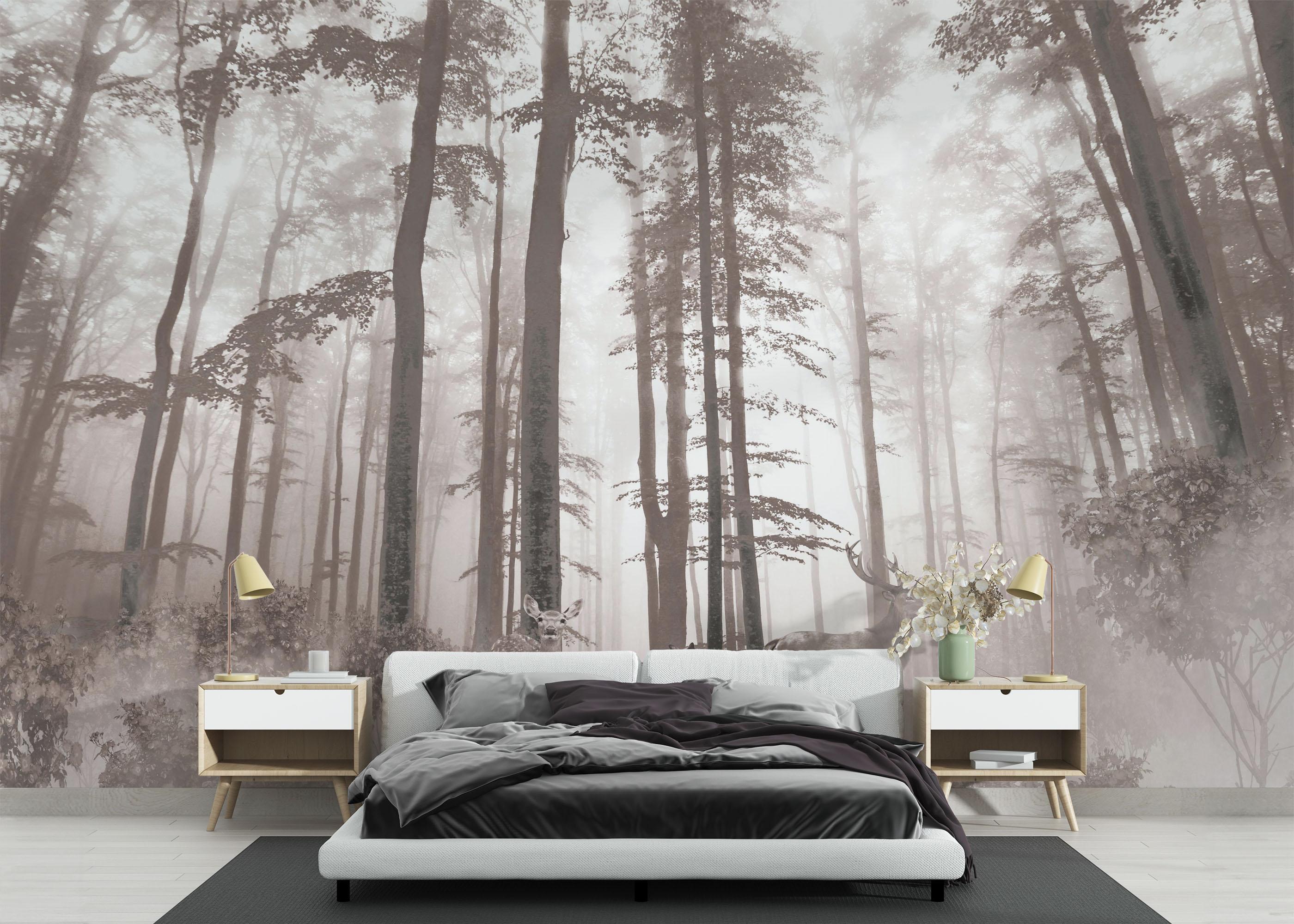 Fototapet Forest Elk mockup 3