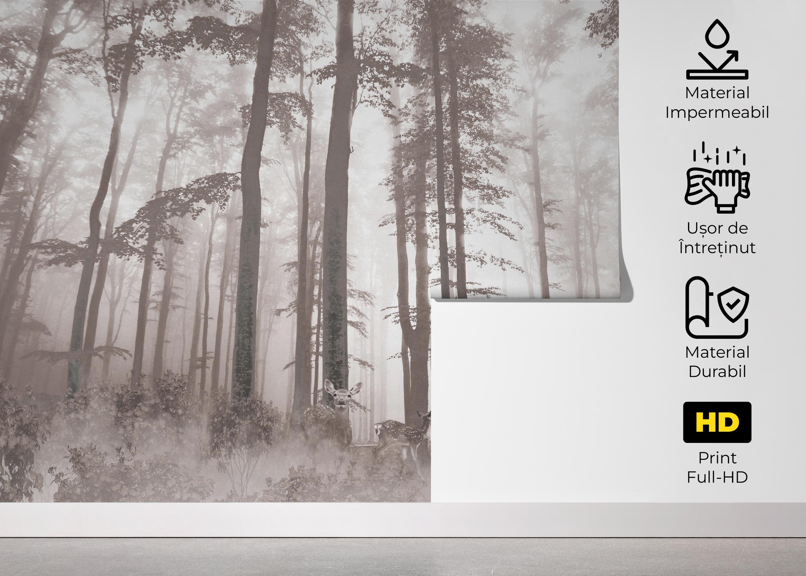 Fototapet Forest Elk mockup 5