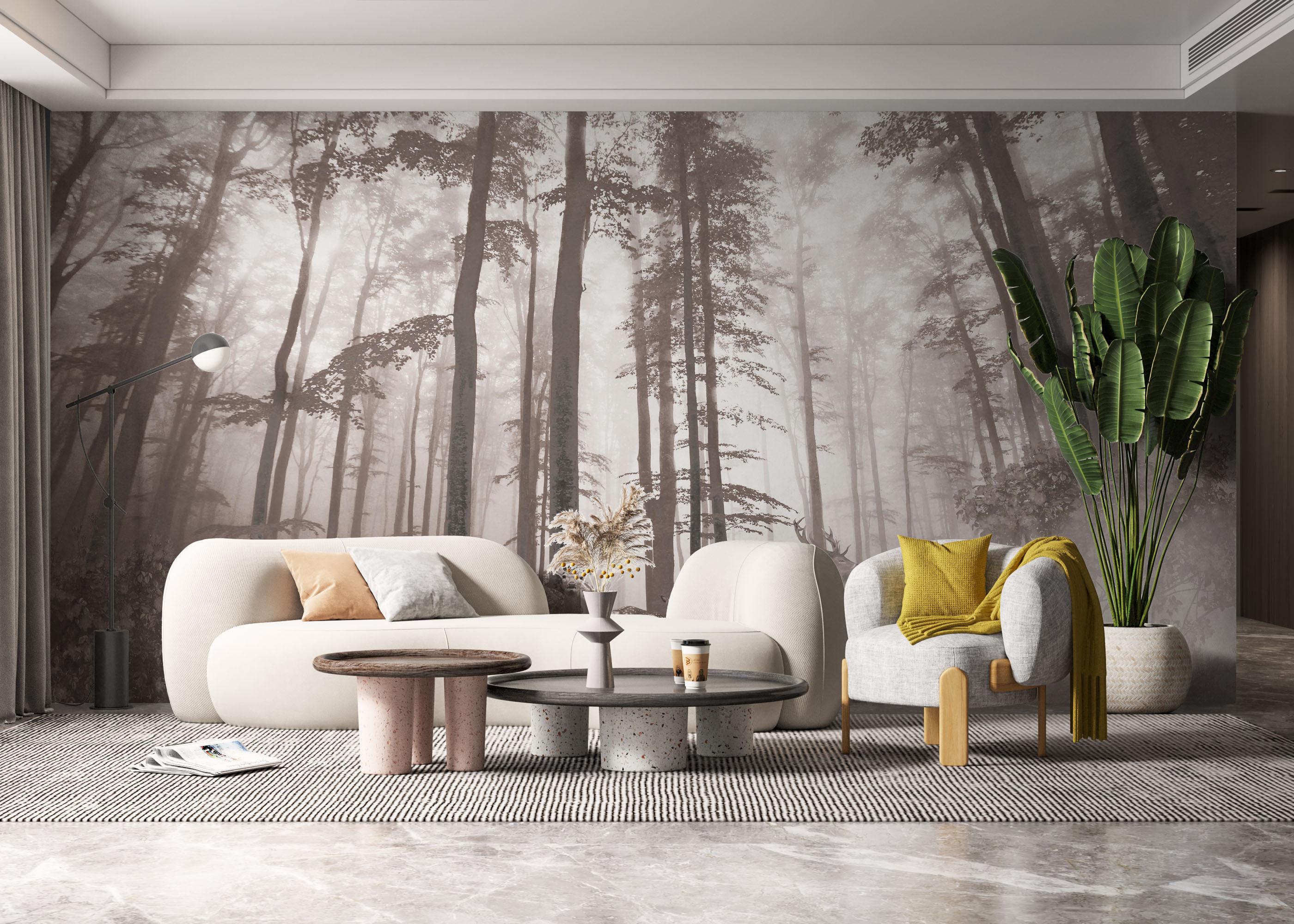 Fototapet Forest Elk mockup 6