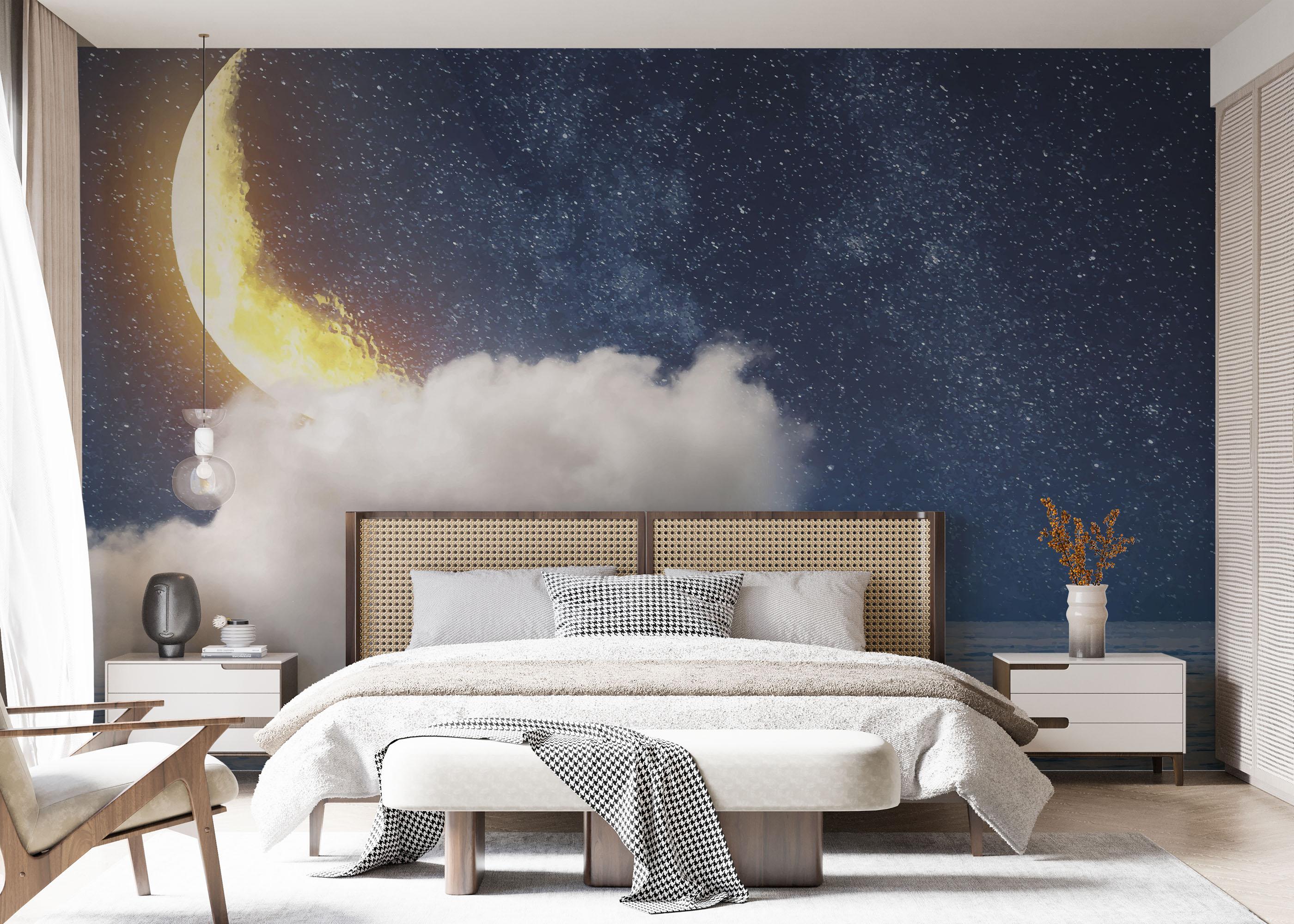 Fototapet Floating Cloud mockup 7