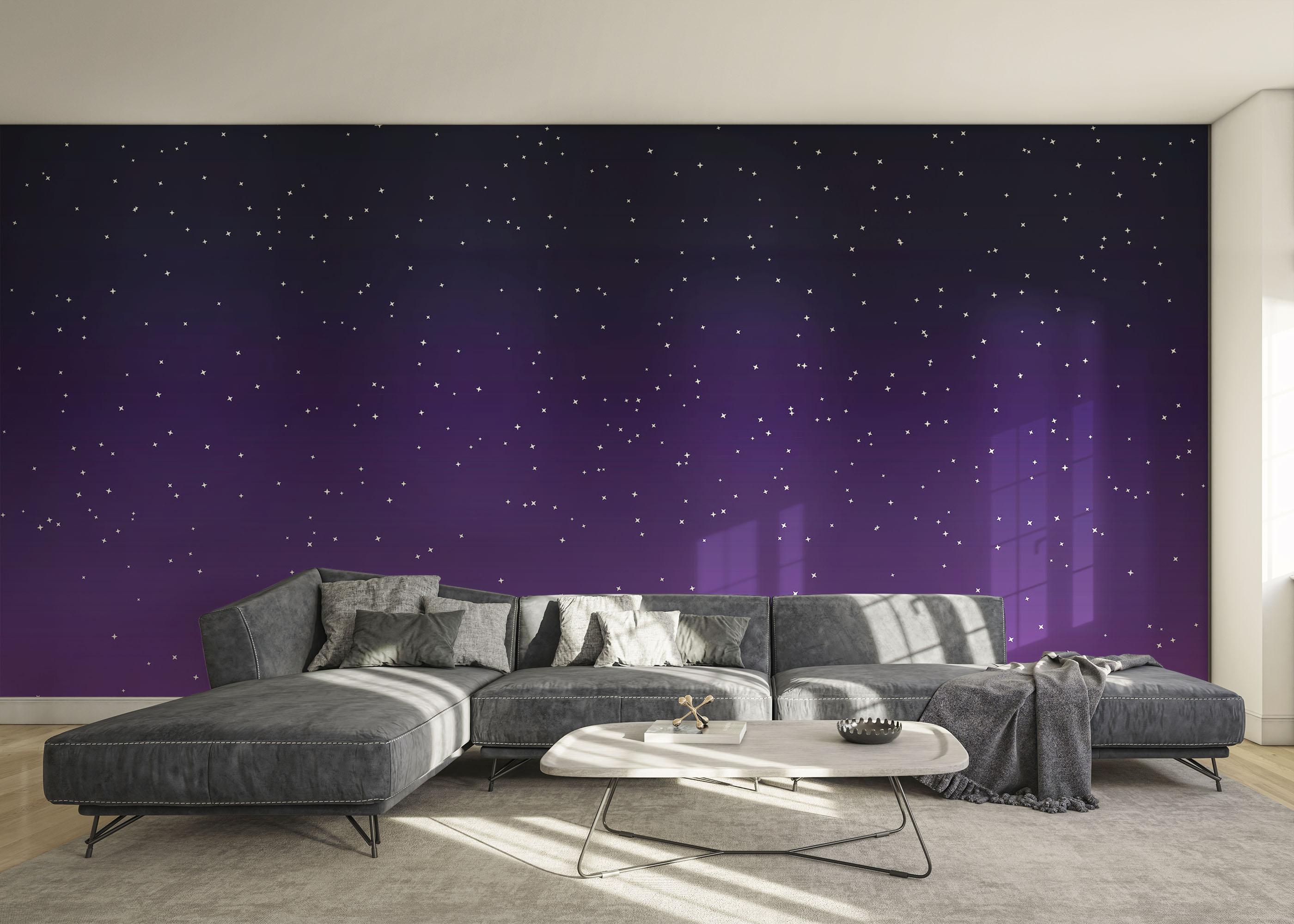 Fototapet Dark Purple Sky mockup 0