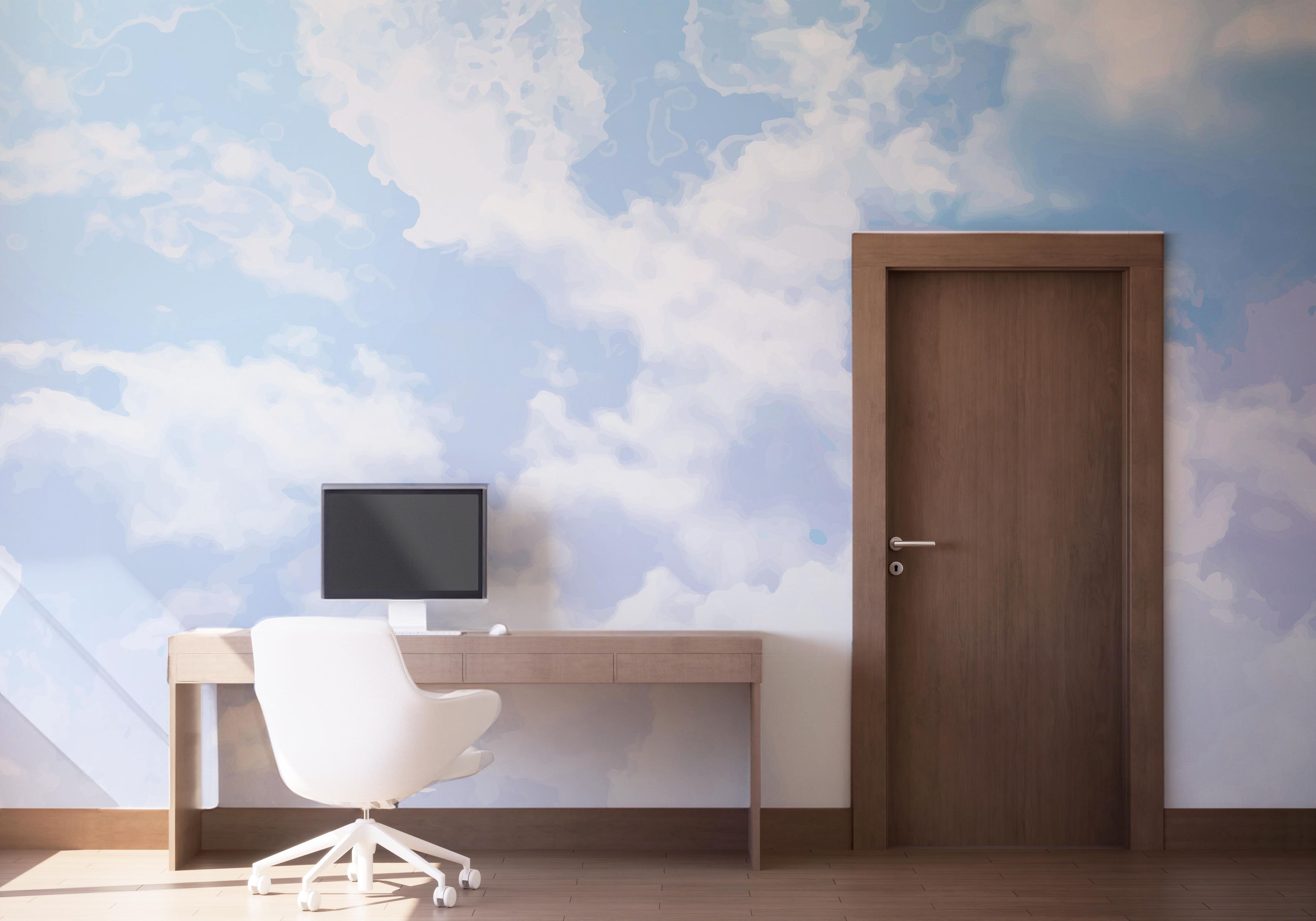 Angelic Clouds Art mockup 1