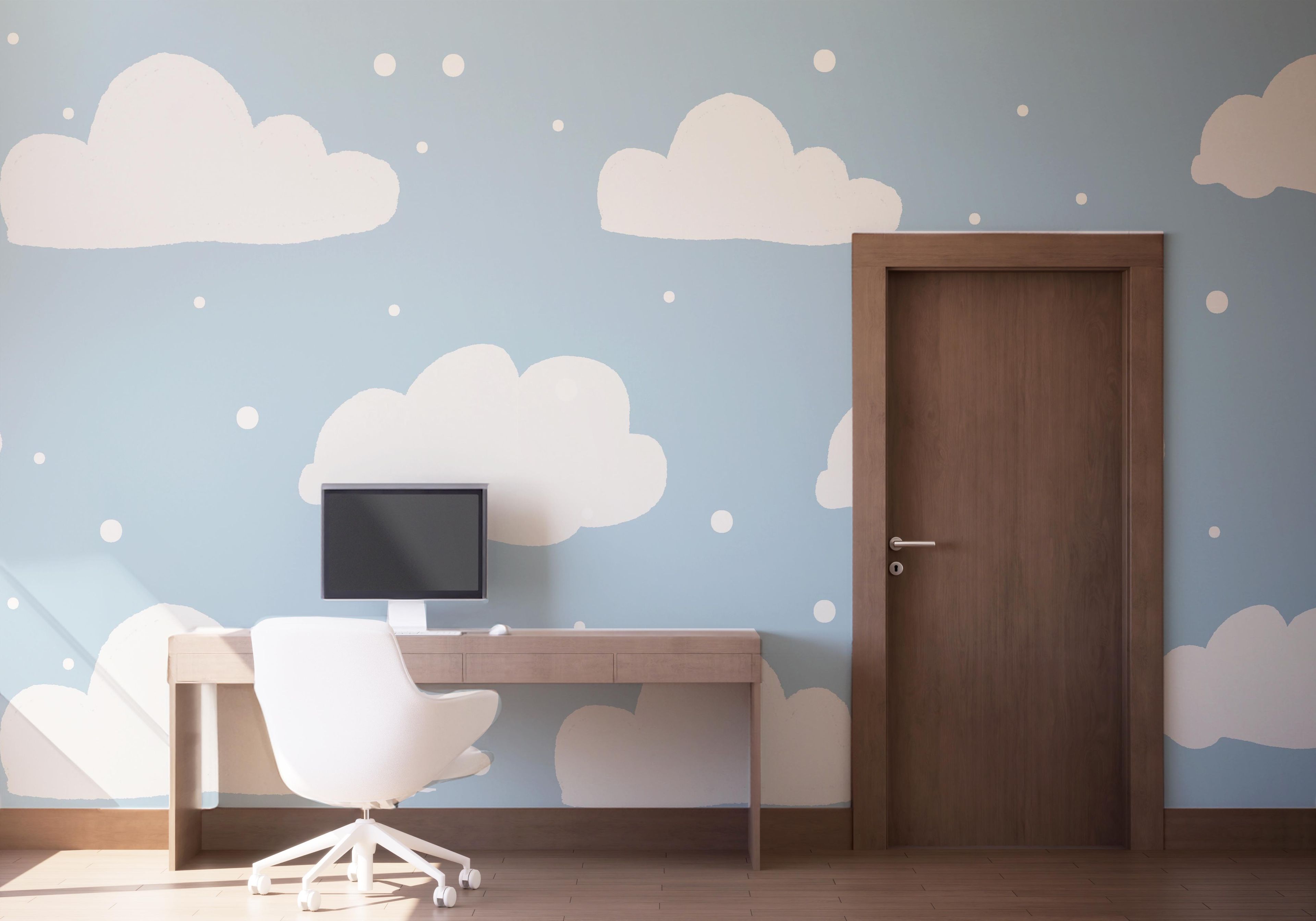 Kids Cute Clouds mockup 1