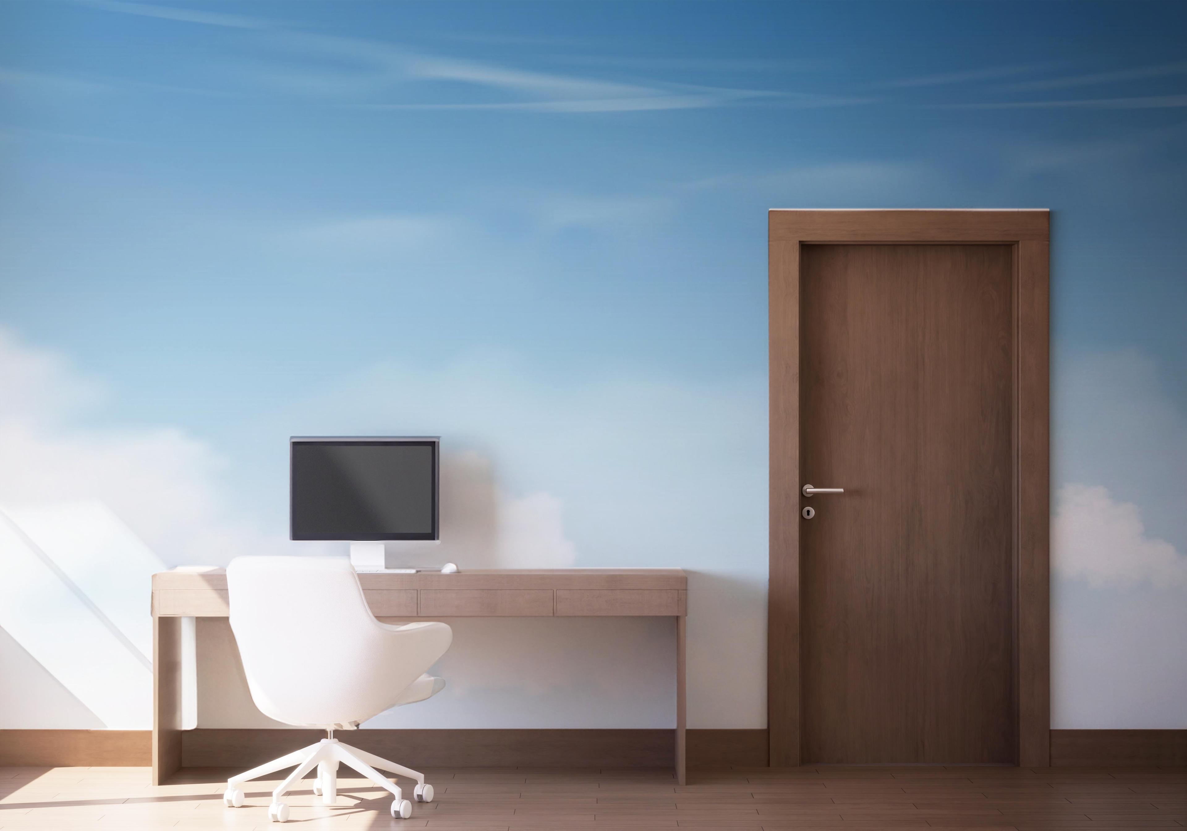 Fototapet Light Blue Sky mockup 1