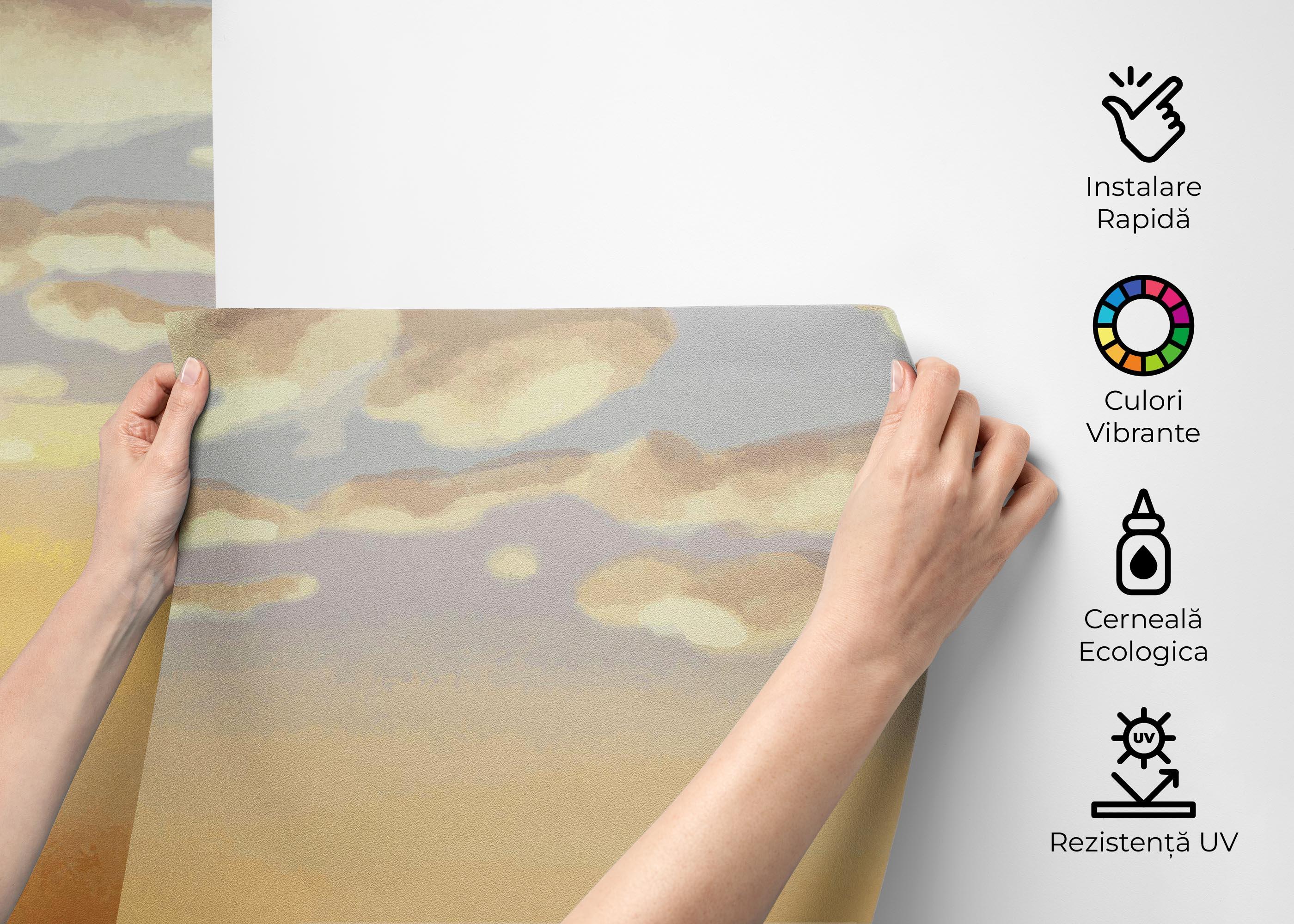 Fototapet Cloud Art Ocean mockup 2