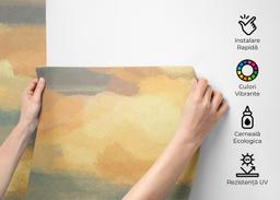 Yellow Cream Clouds mockup 2