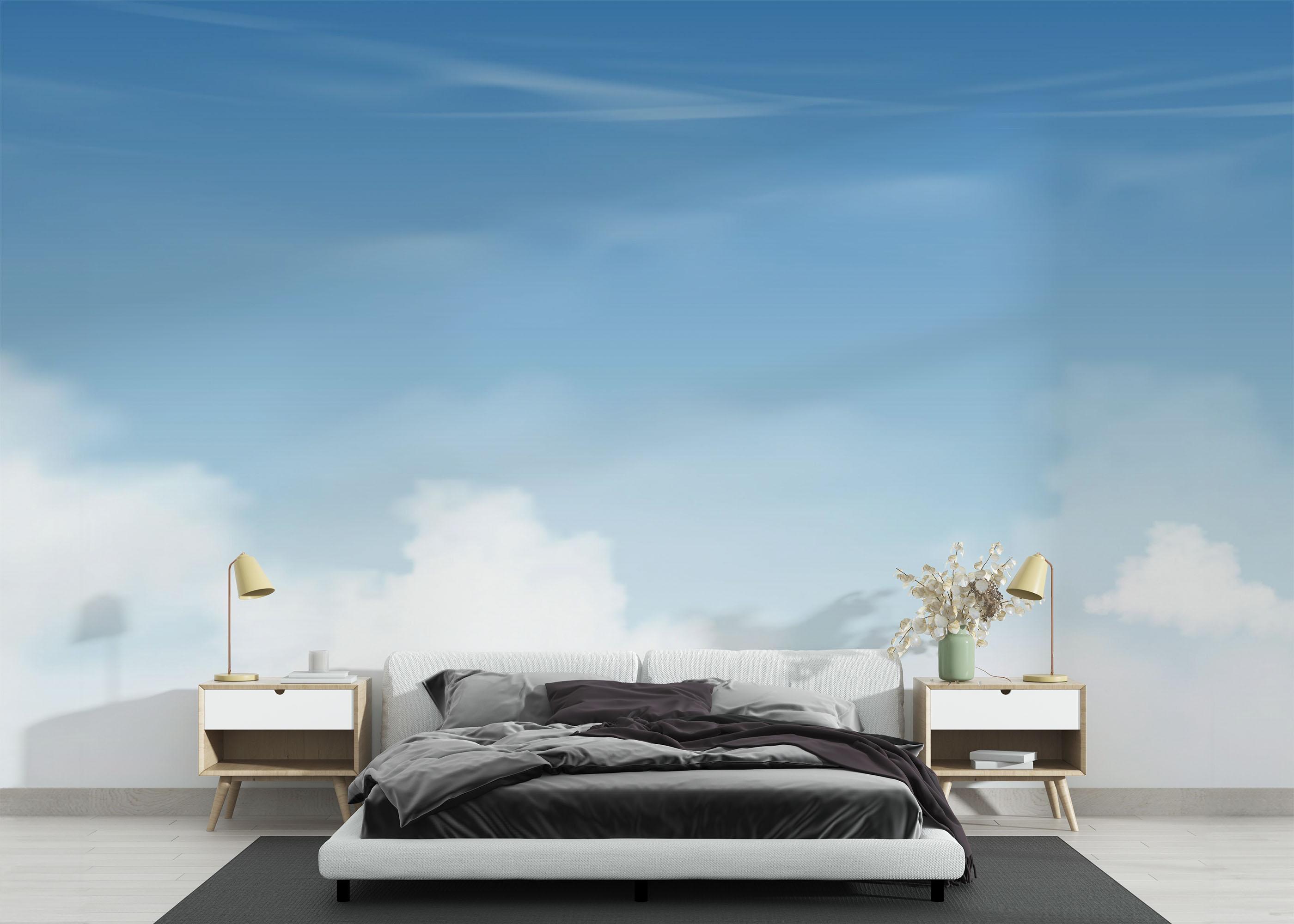 Fototapet Light Blue Sky mockup 3