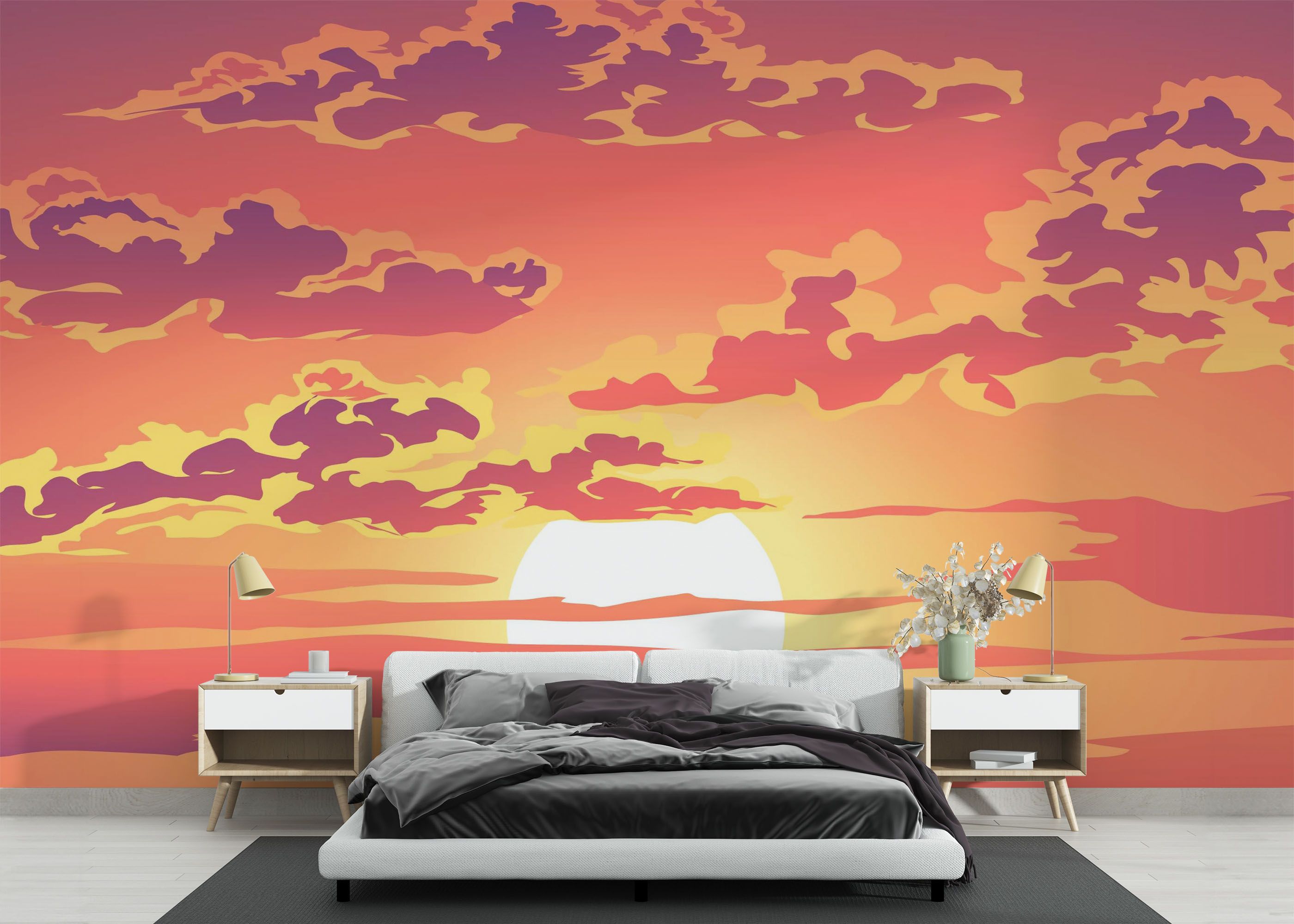 Purple Orange Cloud mockup 3
